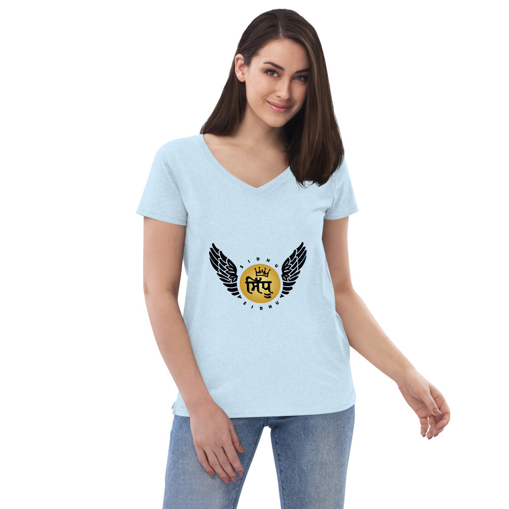 SIDHU - Women’s recycled v-neck t-shirt