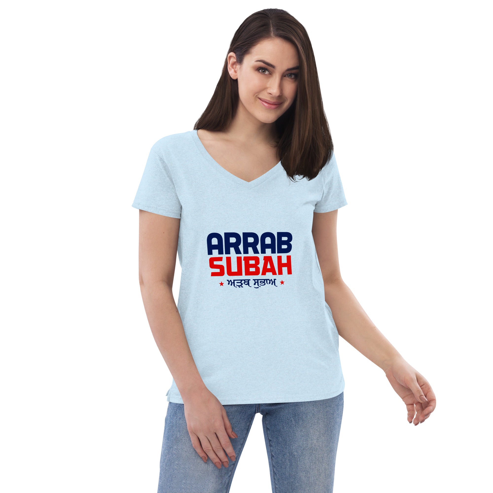 ARRAB SUBAH - Women’s recycled v-neck t-shirt