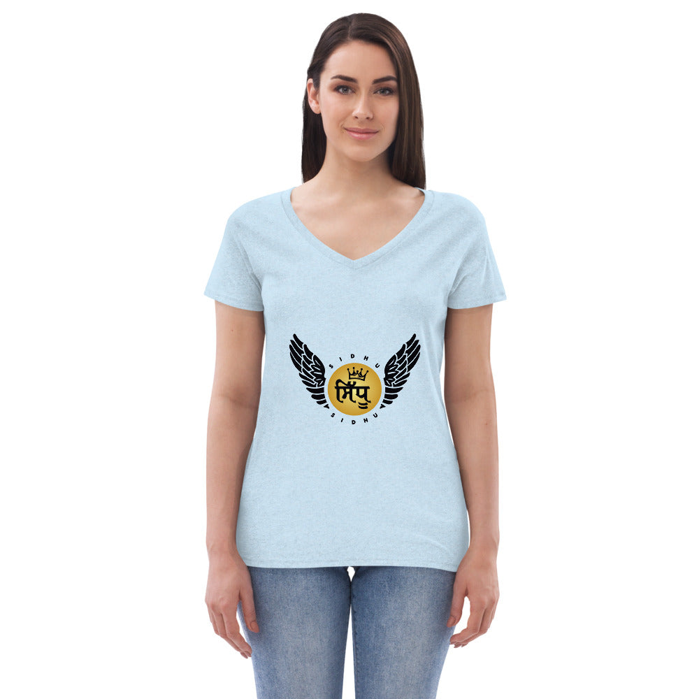 SIDHU - Women’s recycled v-neck t-shirt