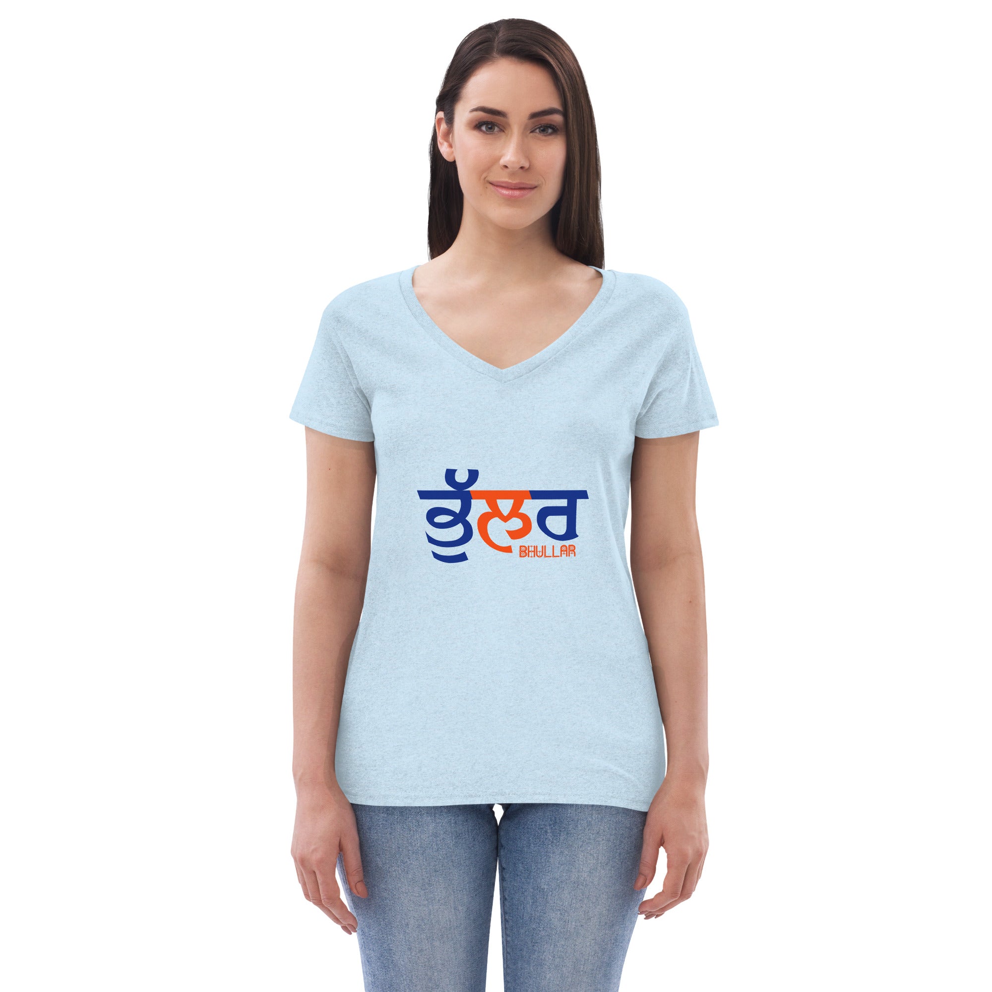 BHULLAR - Women’s recycled v-neck t-shirt