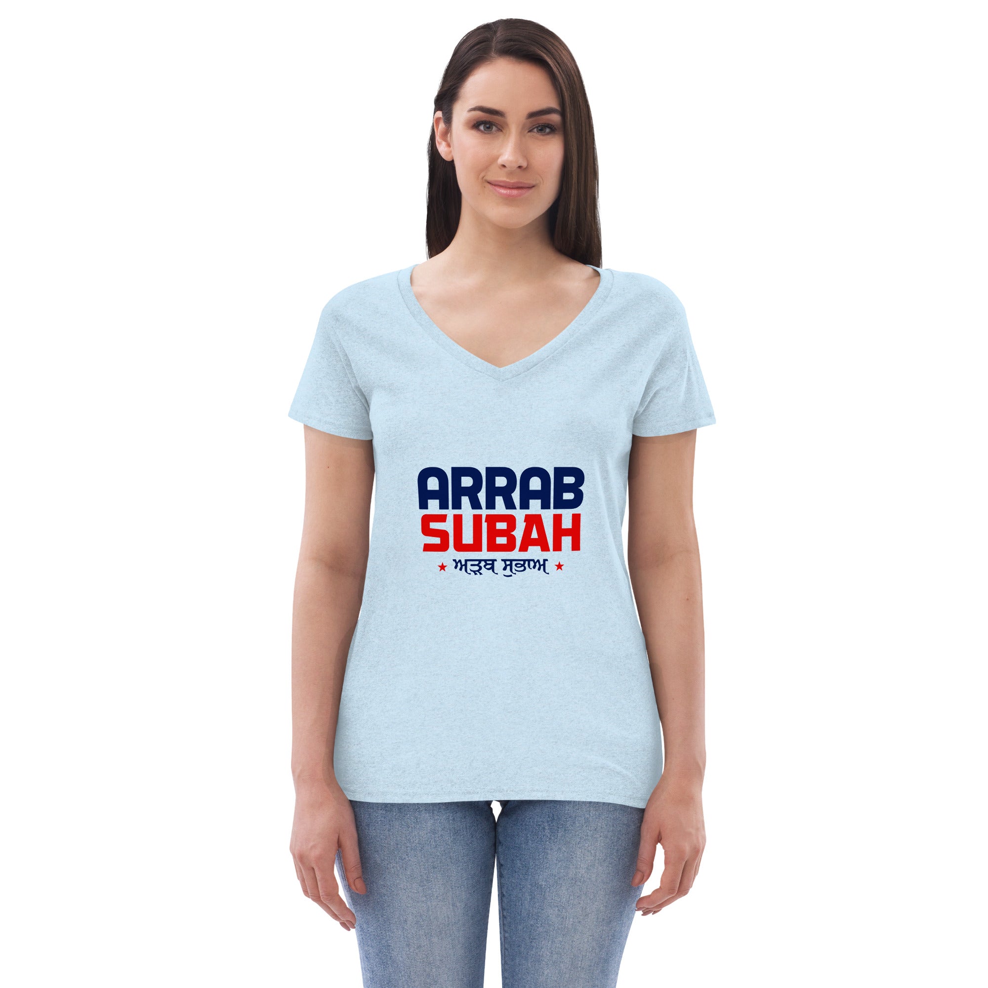 ARRAB SUBAH - Women’s recycled v-neck t-shirt