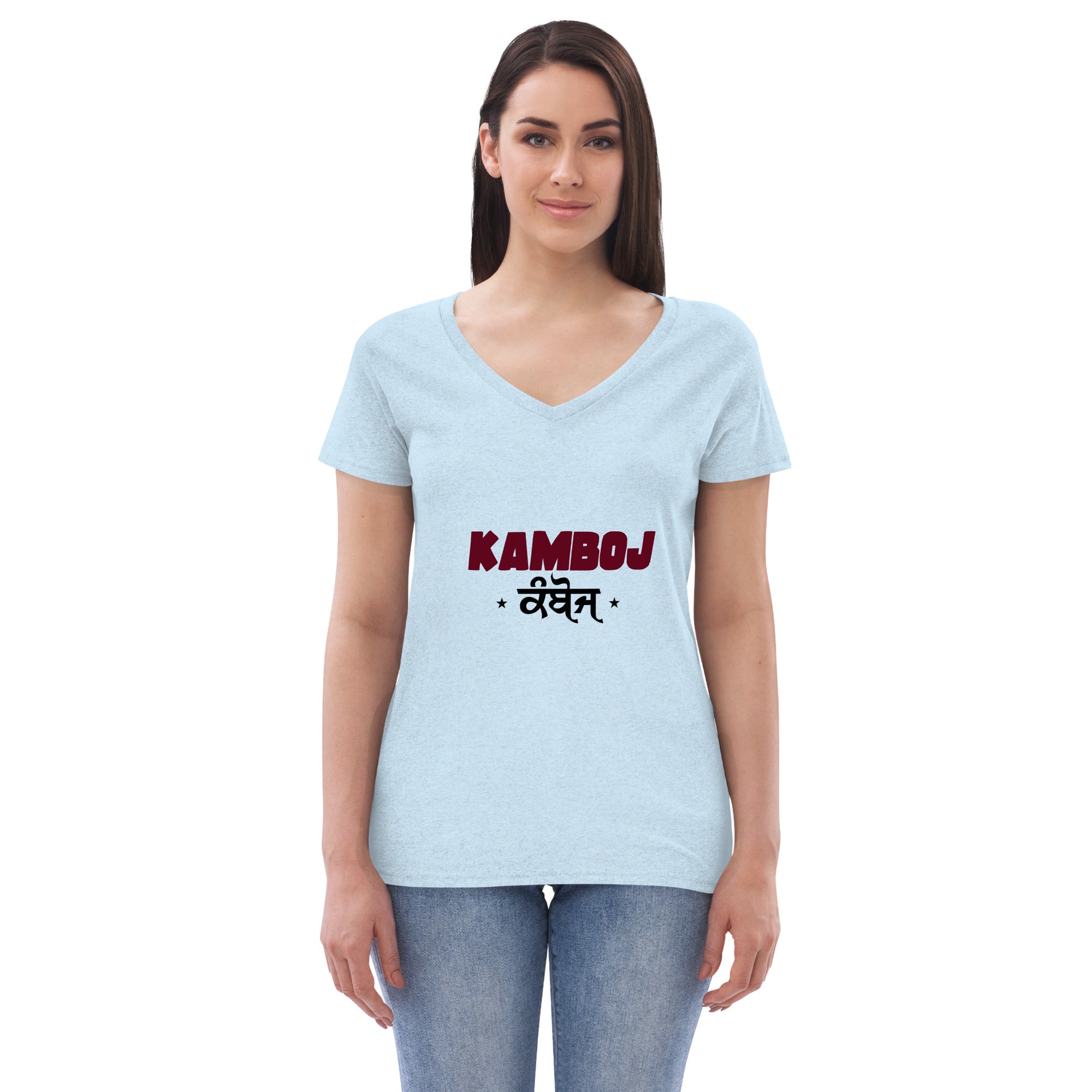 KAMBOJ - Women’s recycled v-neck t-shirt