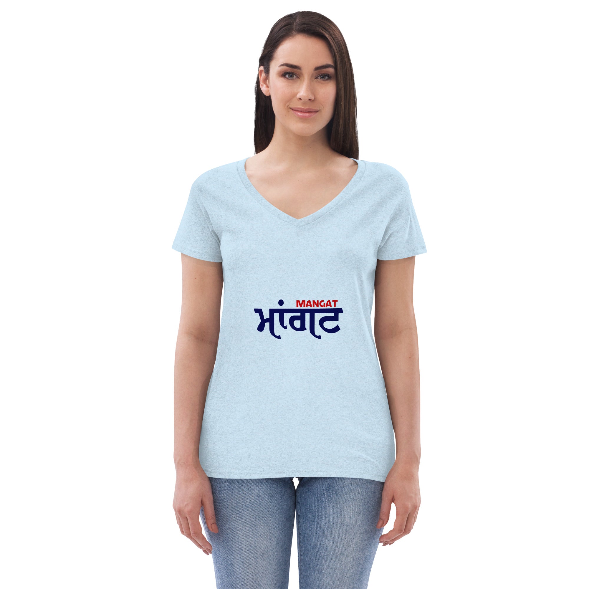 MANGAT - Women’s recycled v-neck t-shirt