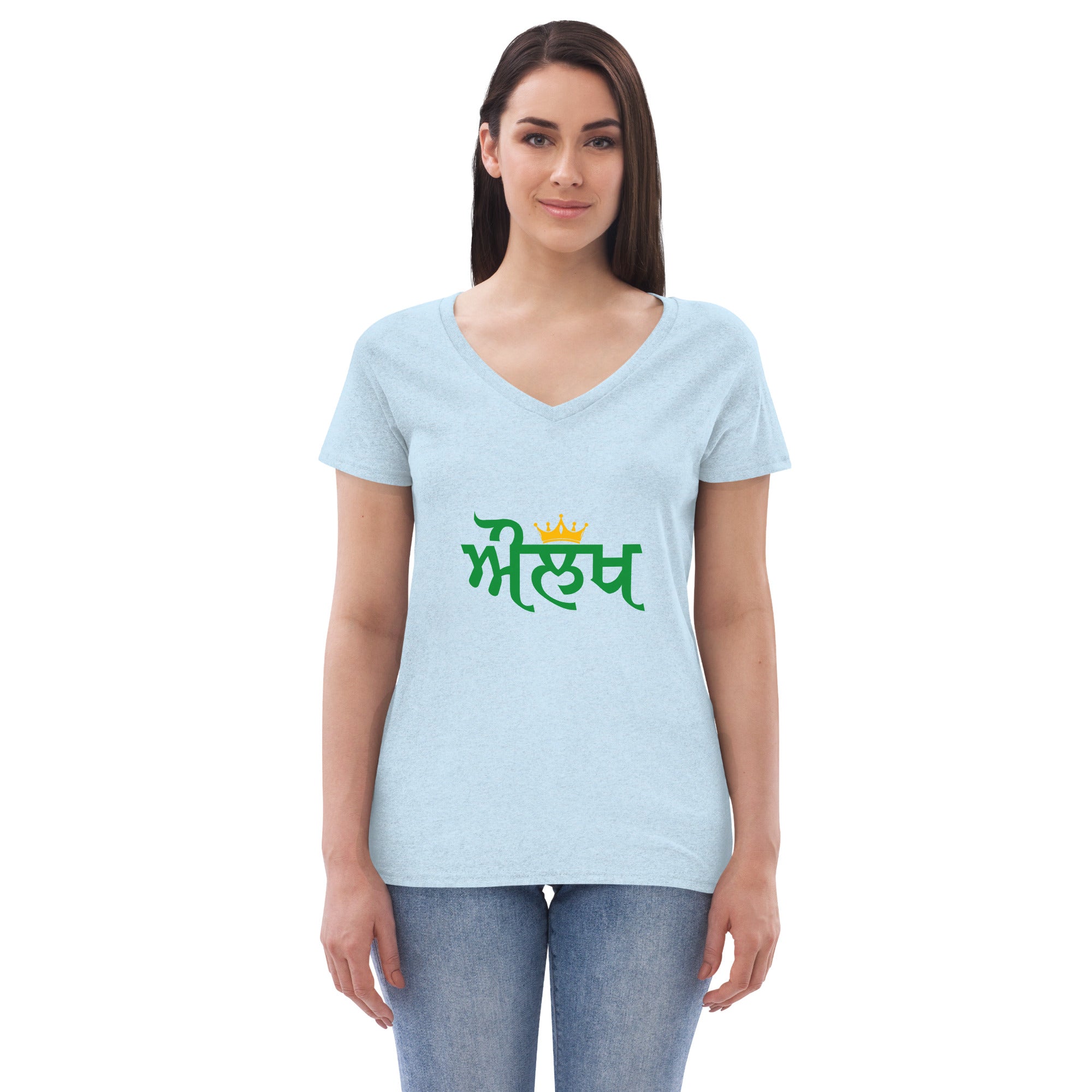 AULAKH - Women’s recycled v-neck t-shirt