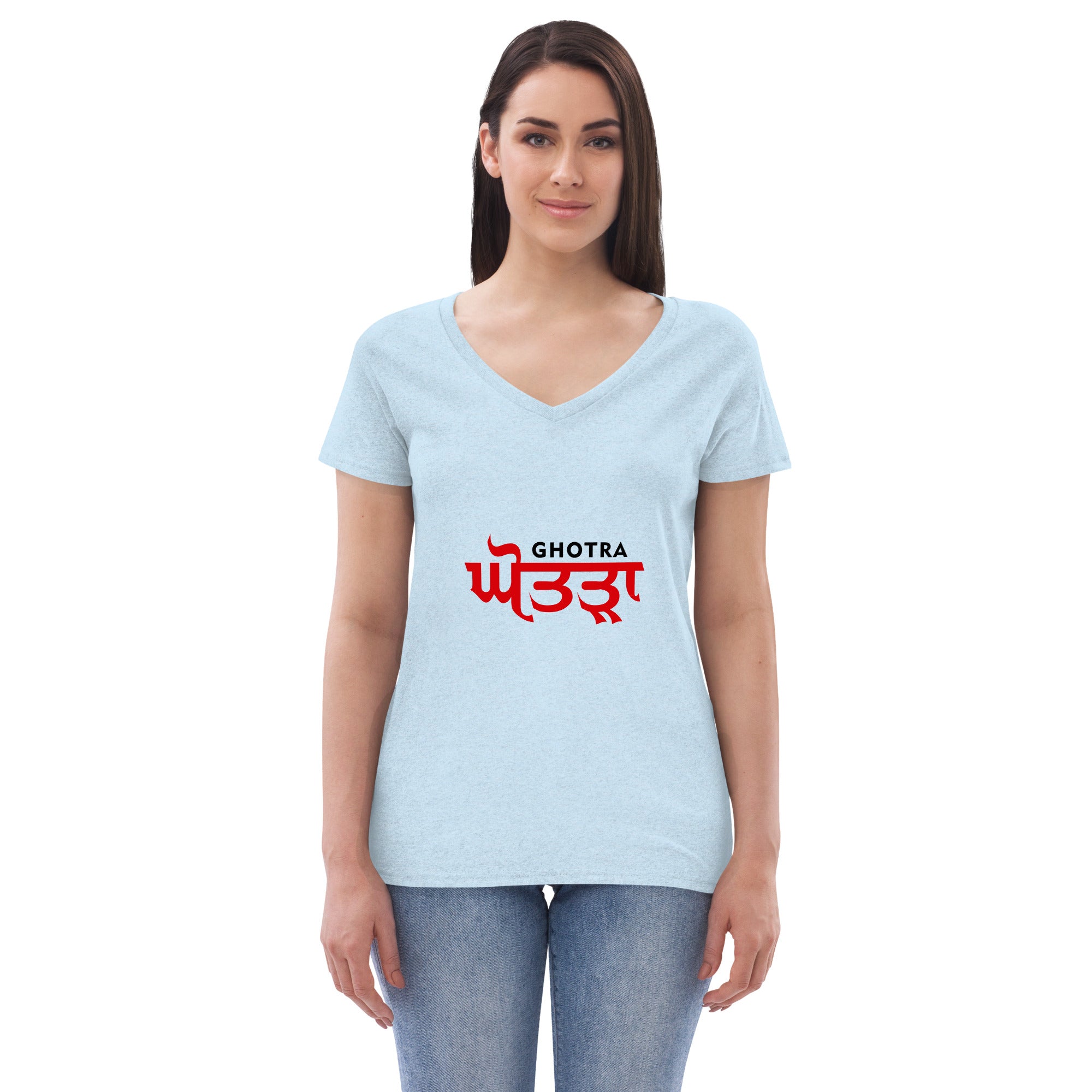 GHOTRA - Women’s recycled v-neck t-shirt