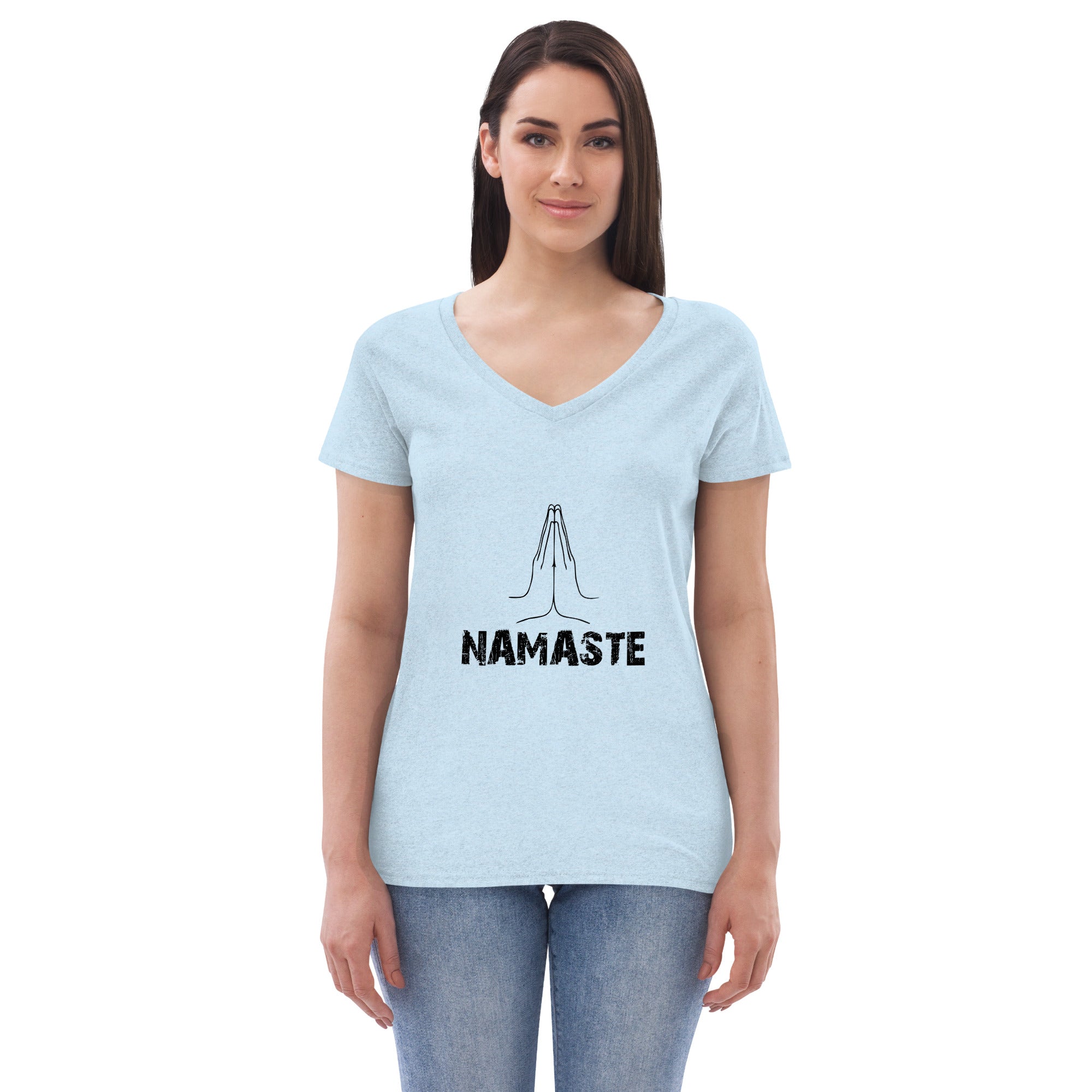 NAMASTE - Women’s recycled v-neck t-shirt