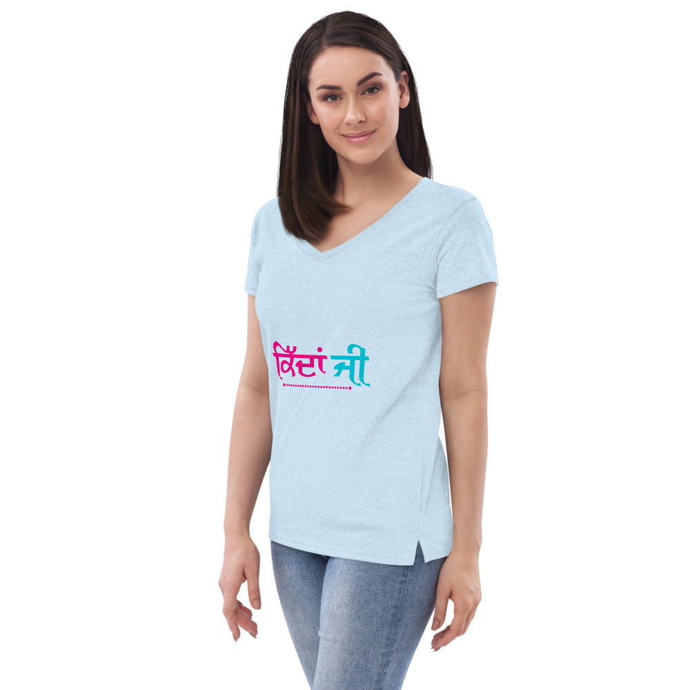 KIDAN JI - Women’s recycled v-neck t-shirt