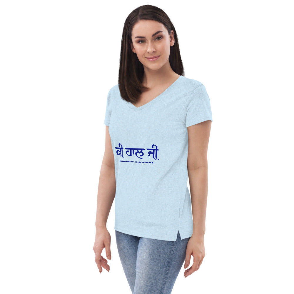 KI HAAL JI - Women’s recycled v-neck t-shirt