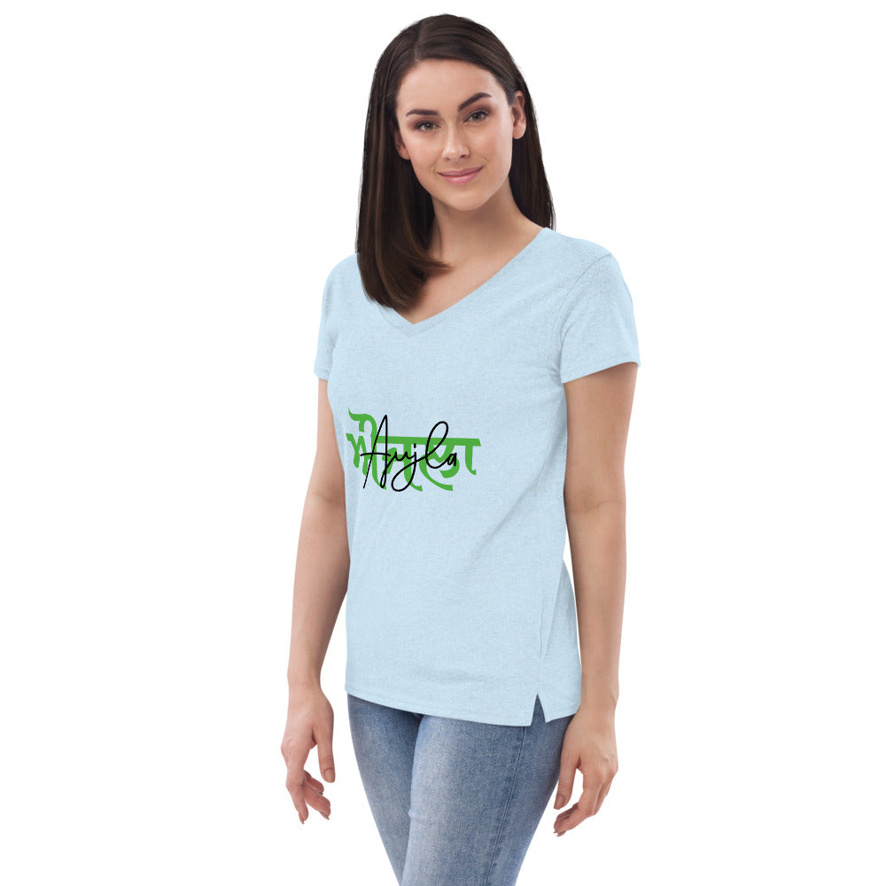 AUJLA - Women’s recycled v-neck t-shirt