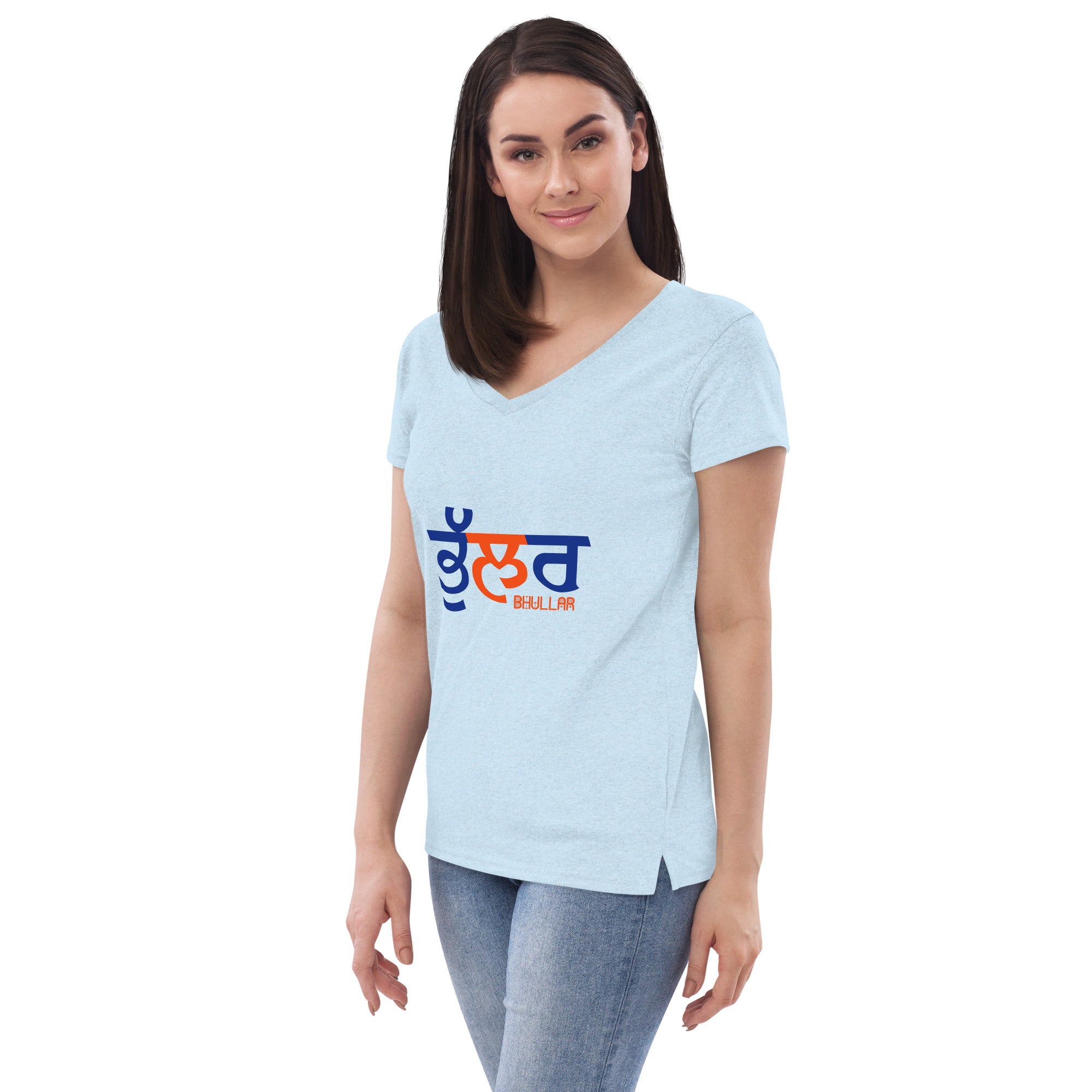 BHULLAR - Women’s recycled v-neck t-shirt