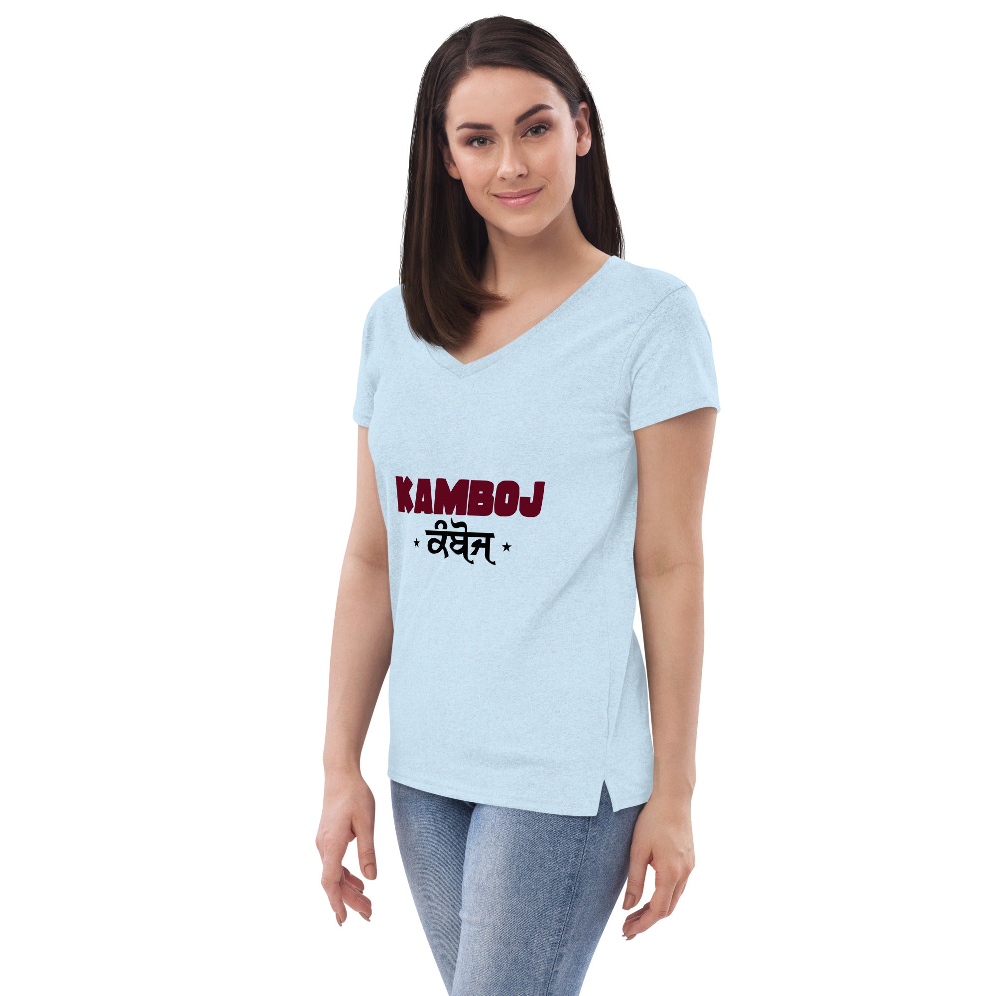 KAMBOJ - Women’s recycled v-neck t-shirt