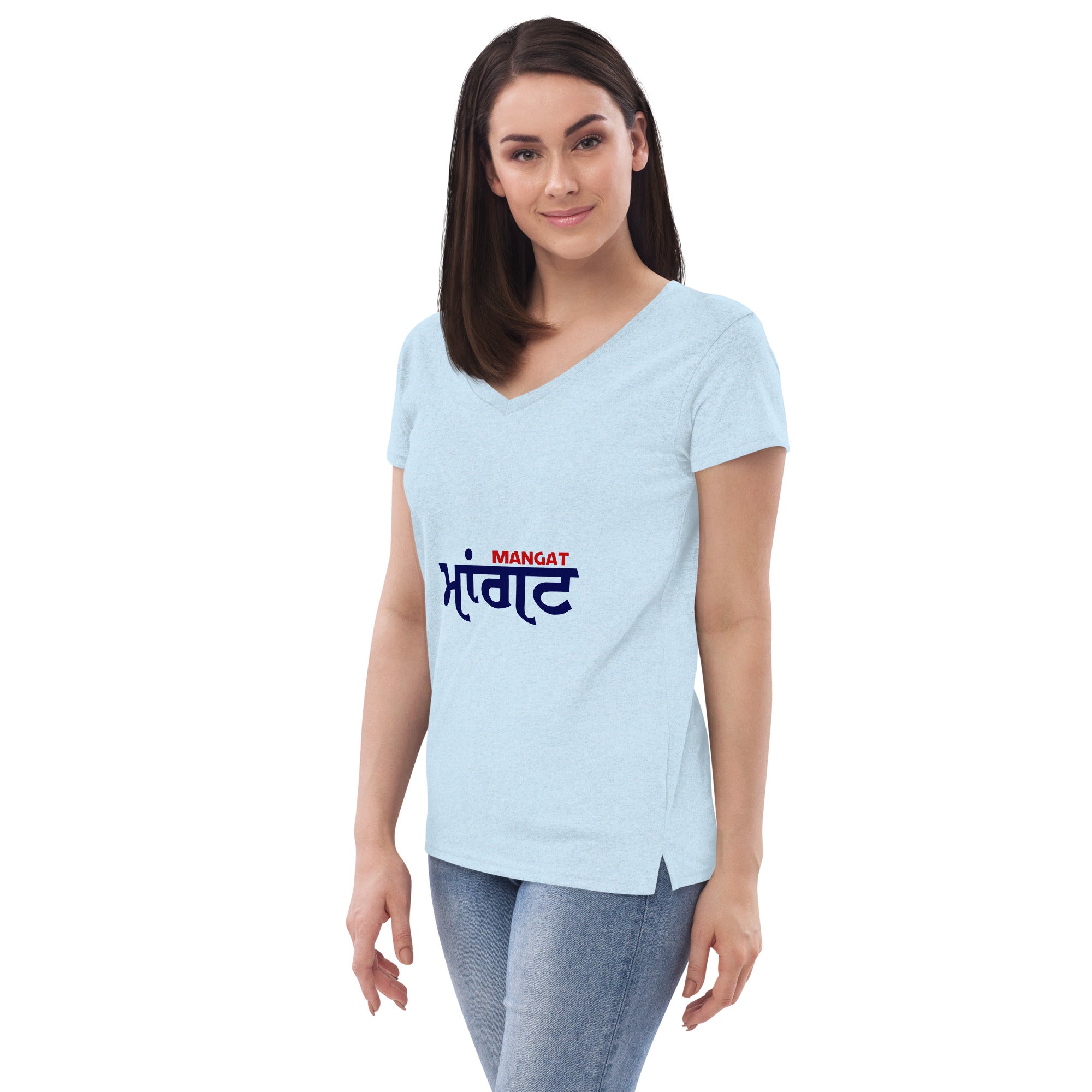 MANGAT - Women’s recycled v-neck t-shirt