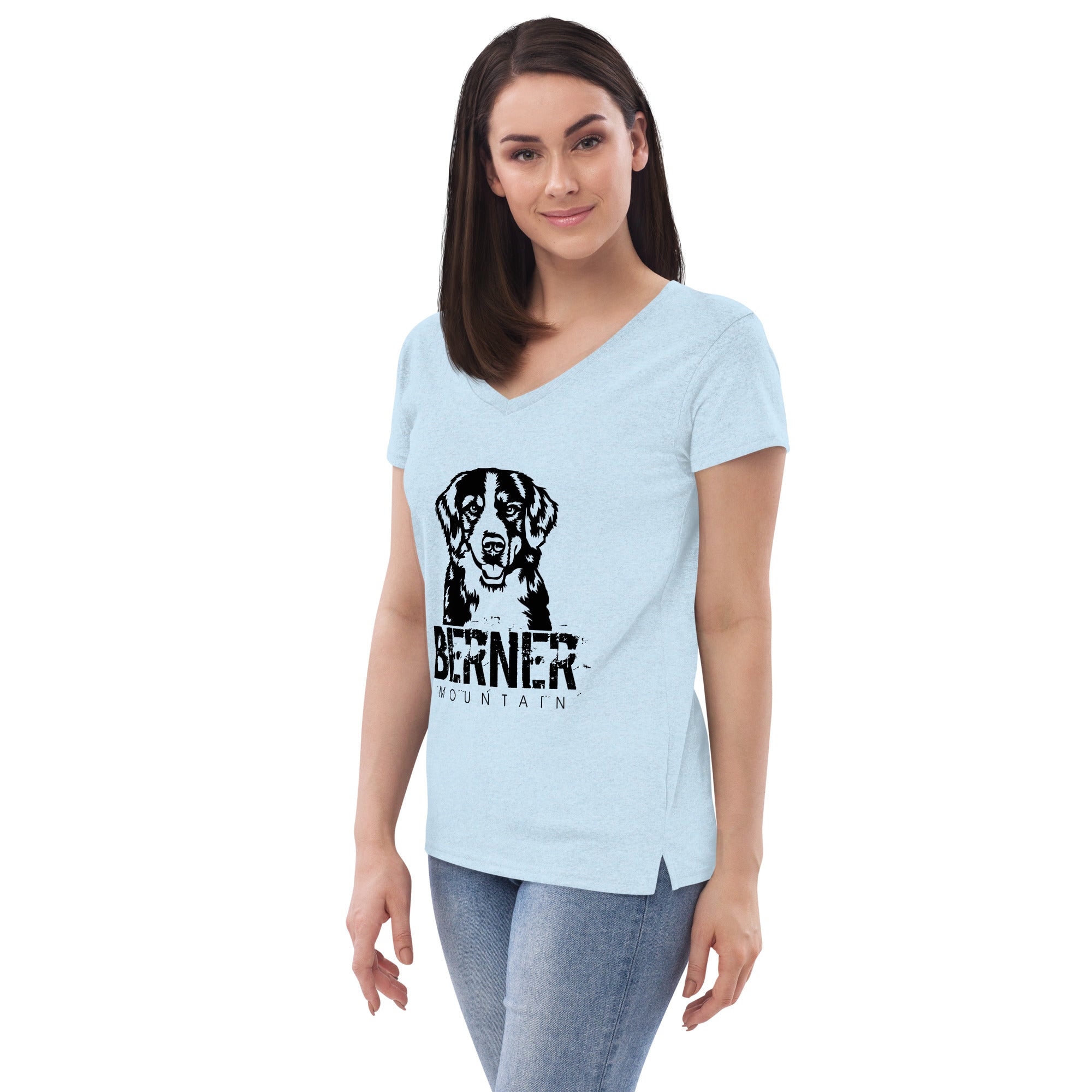 BERNER MOUNTAIN - Women’s recycled v-neck t-shirt