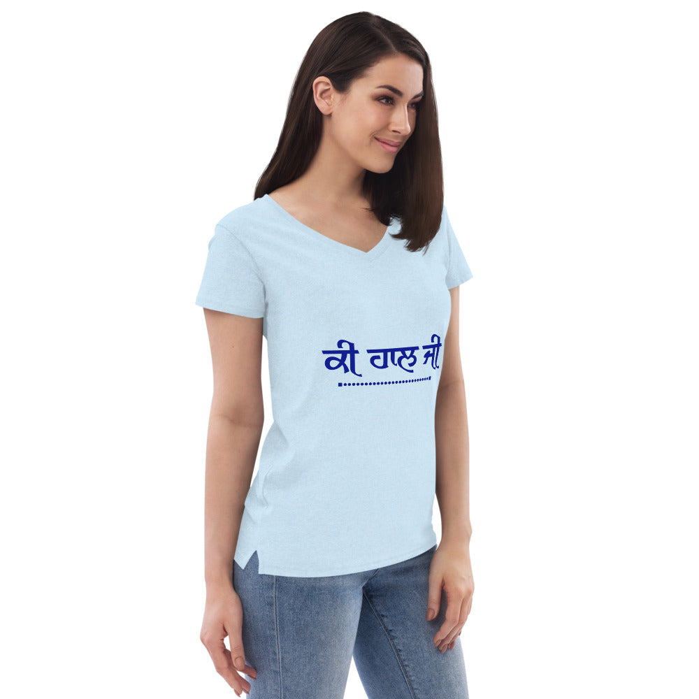 KI HAAL JI - Women’s recycled v-neck t-shirt