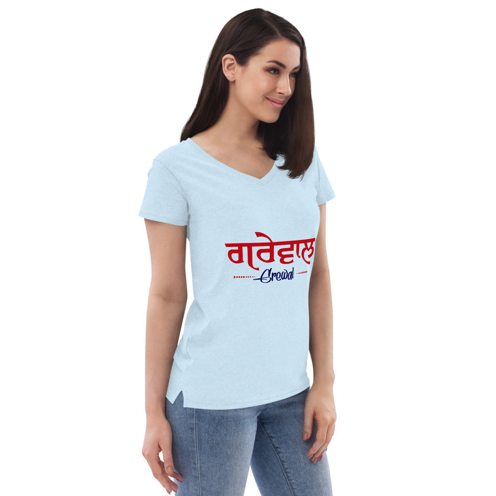 GREWAL - Women’s recycled v-neck t-shirt