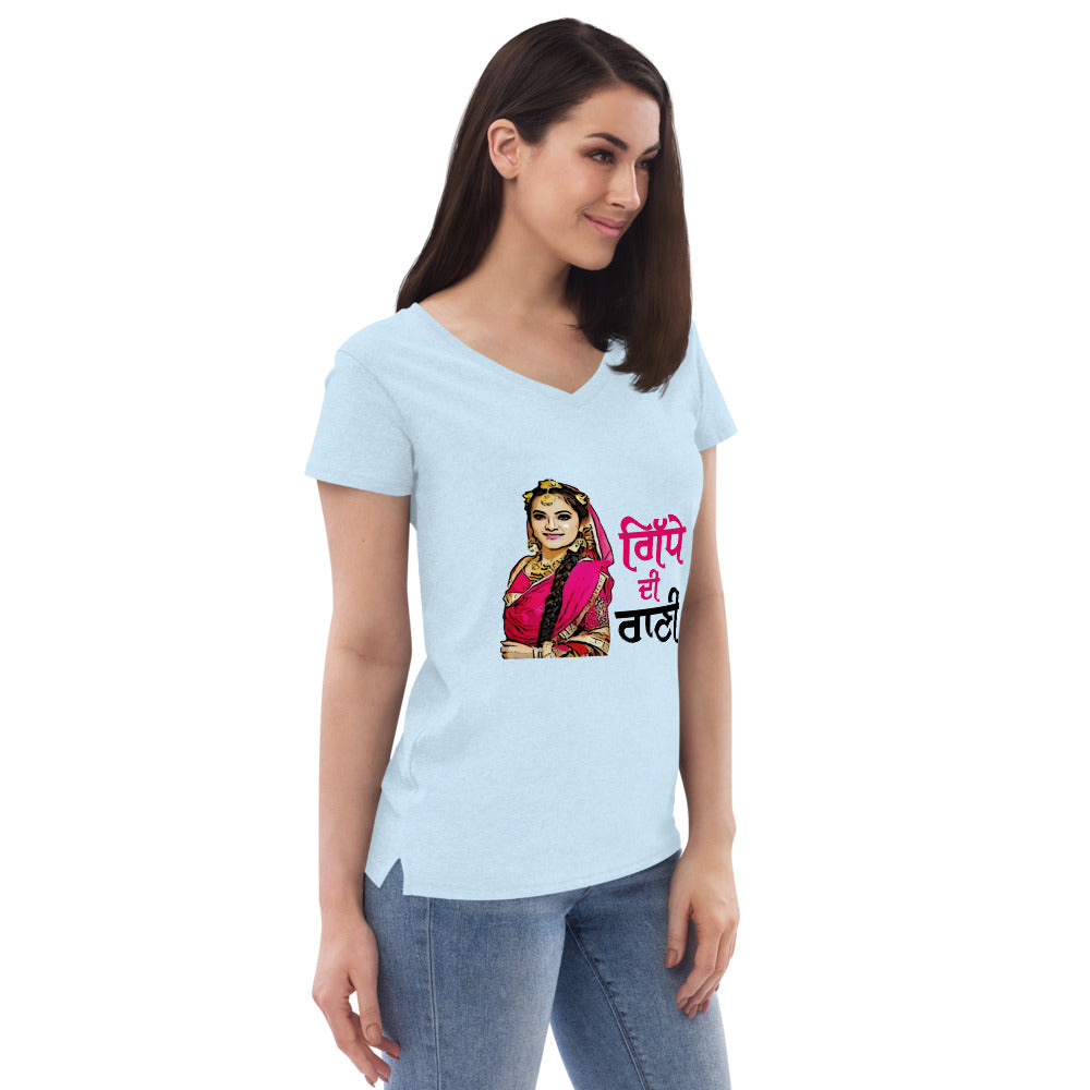 GIDHE DI RANI - Women’s recycled v-neck t-shirt