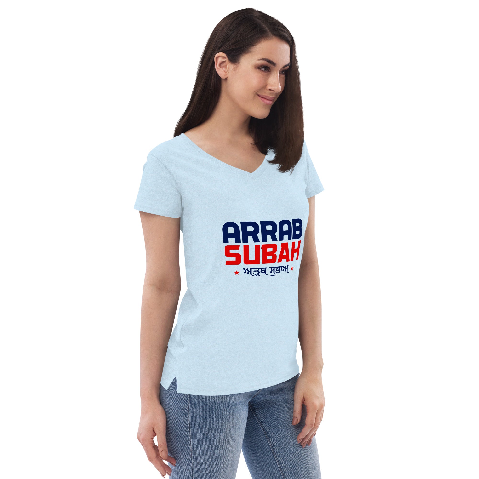 ARRAB SUBAH - Women’s recycled v-neck t-shirt