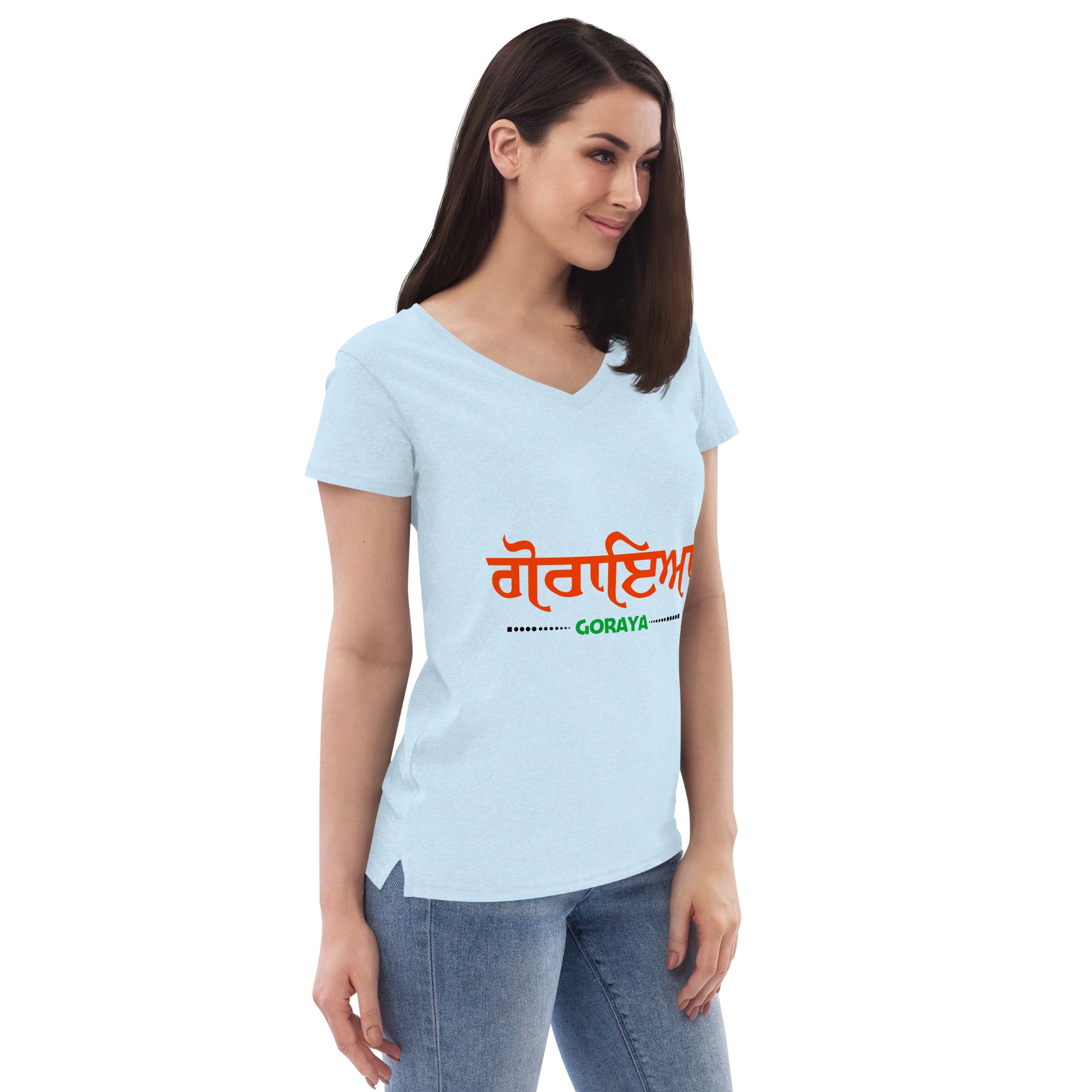 GORAYA - Women’s recycled v-neck t-shirt