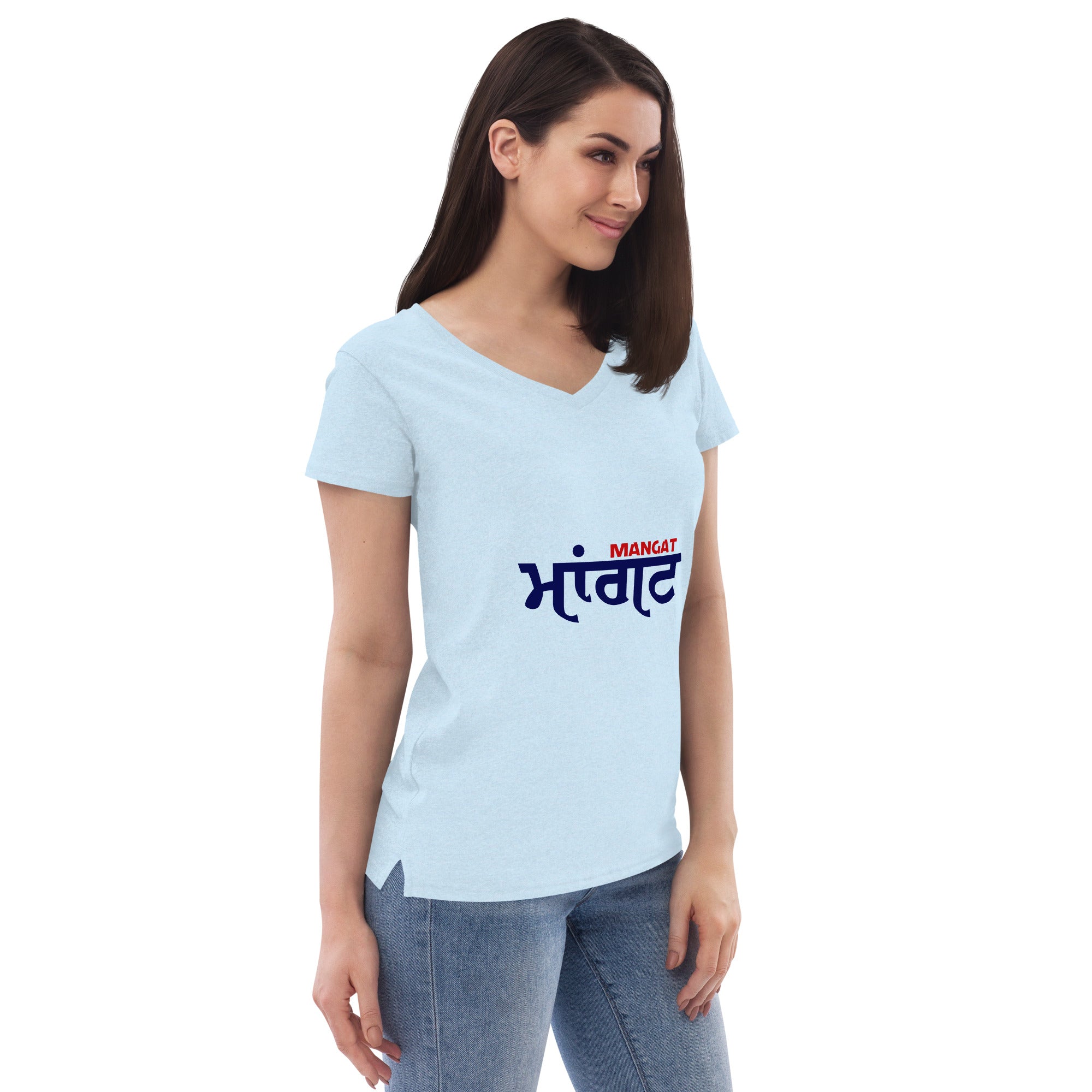 MANGAT - Women’s recycled v-neck t-shirt