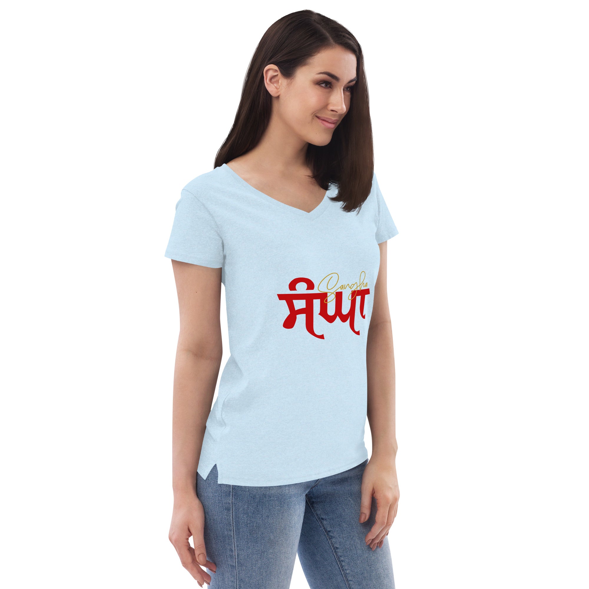 SANGHA - Women’s recycled v-neck t-shirt