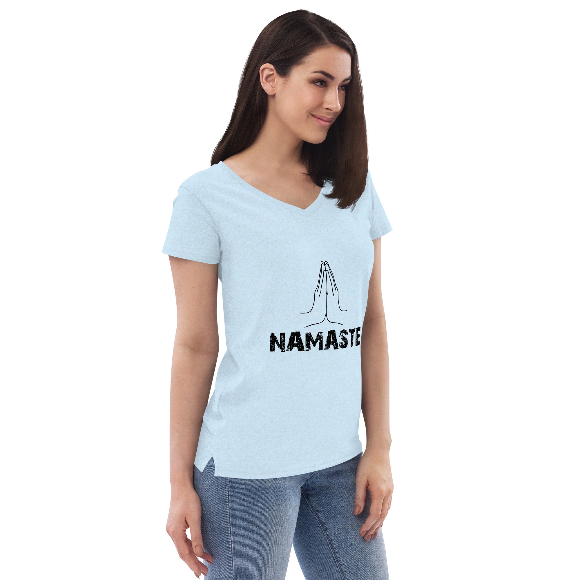 NAMASTE - Women’s recycled v-neck t-shirt