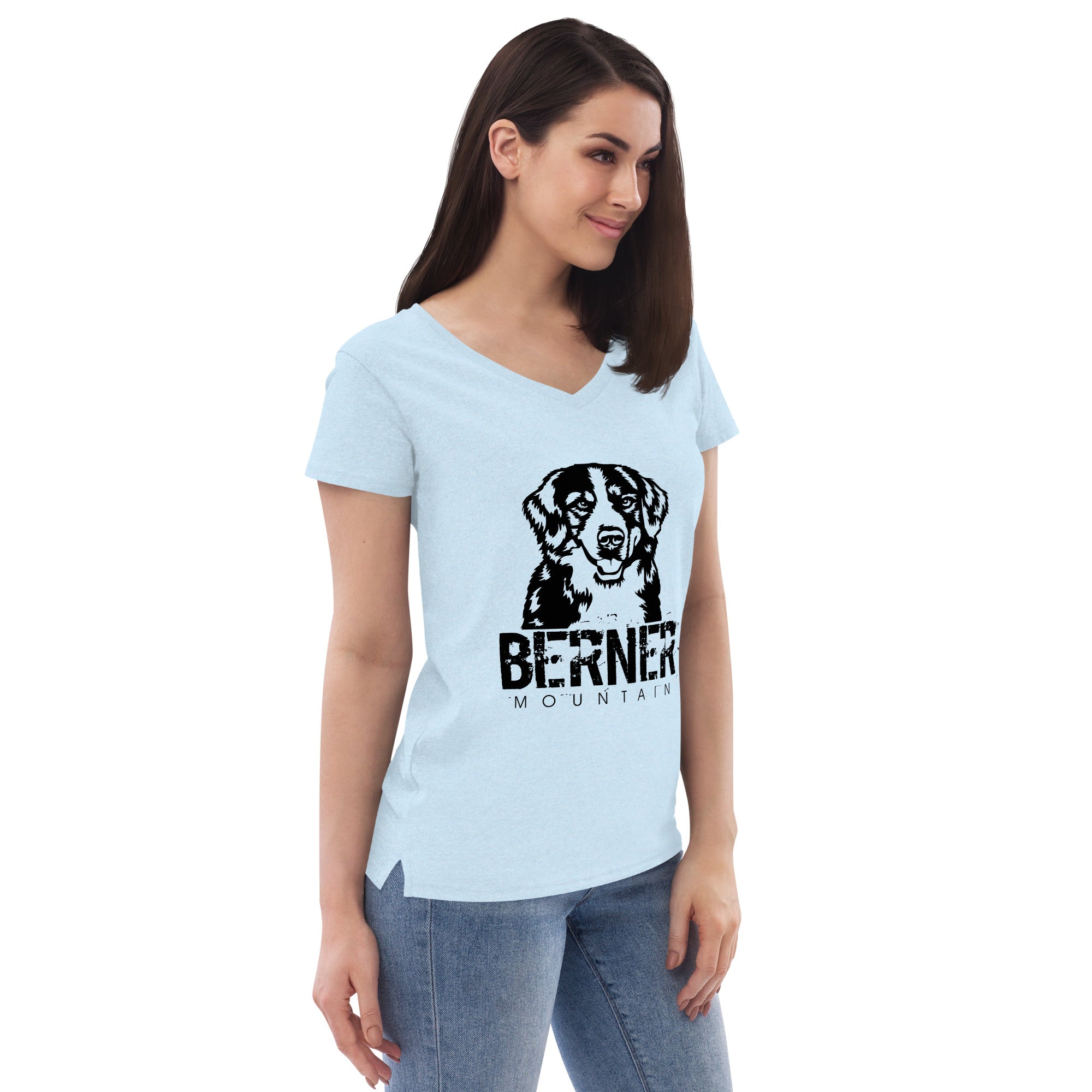 BERNER MOUNTAIN - Women’s recycled v-neck t-shirt