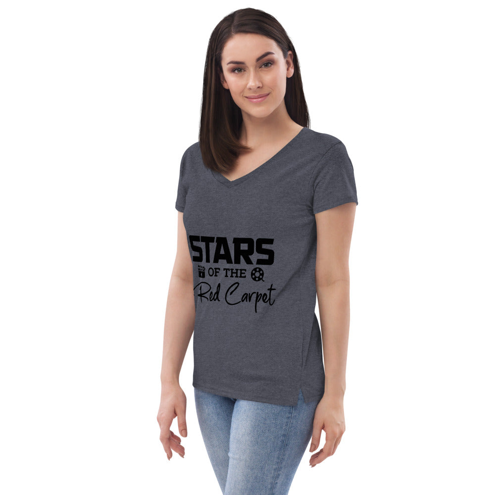 STARS OF THE RED CARPET - Womenâ€™s recycled v-neck t-shirt