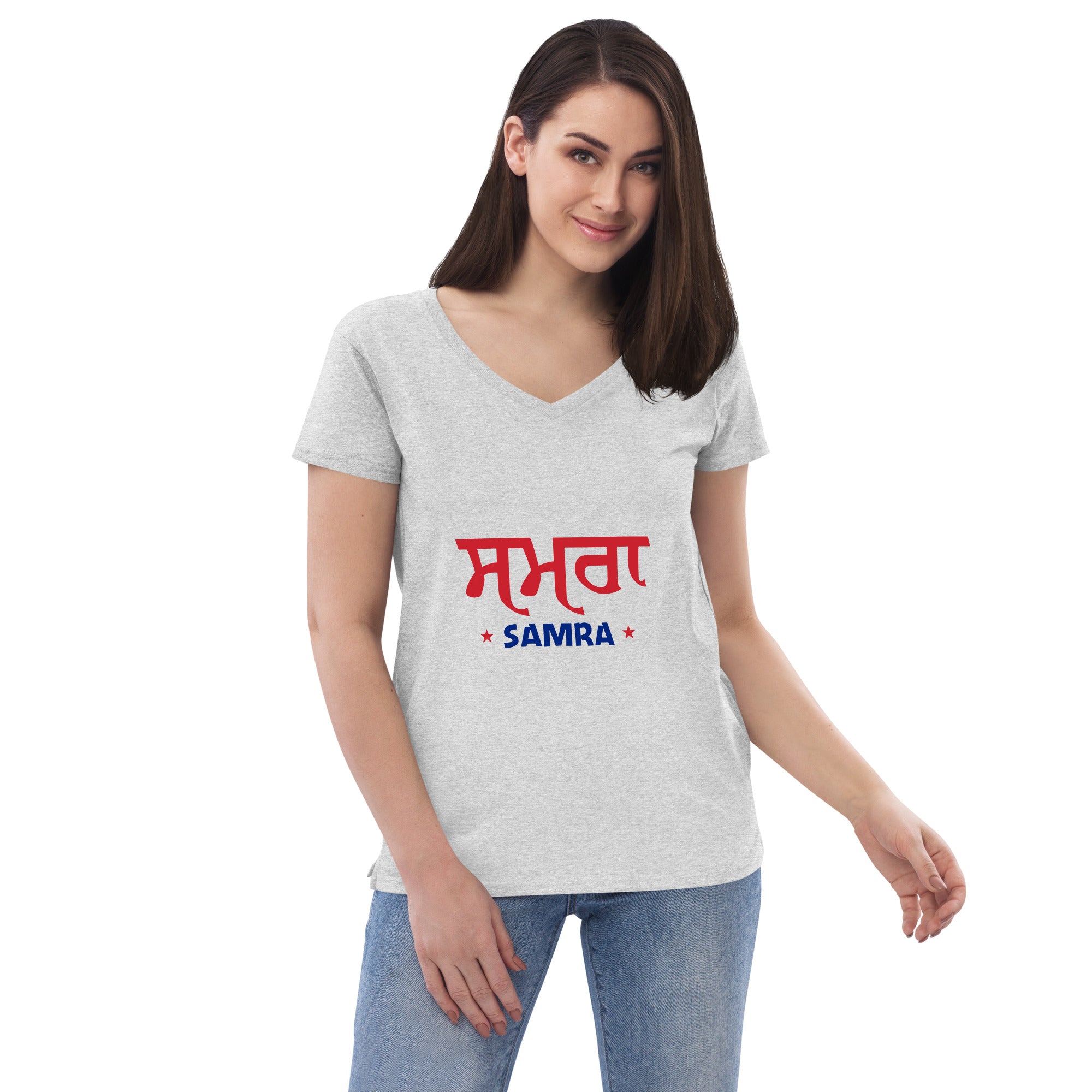 SAMRA - Women’s recycled v-neck t-shirt