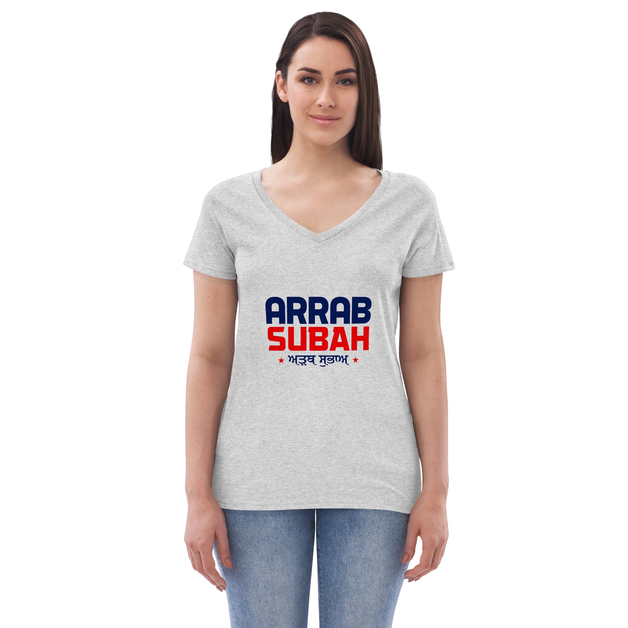 ARRAB SUBAH - Women’s recycled v-neck t-shirt