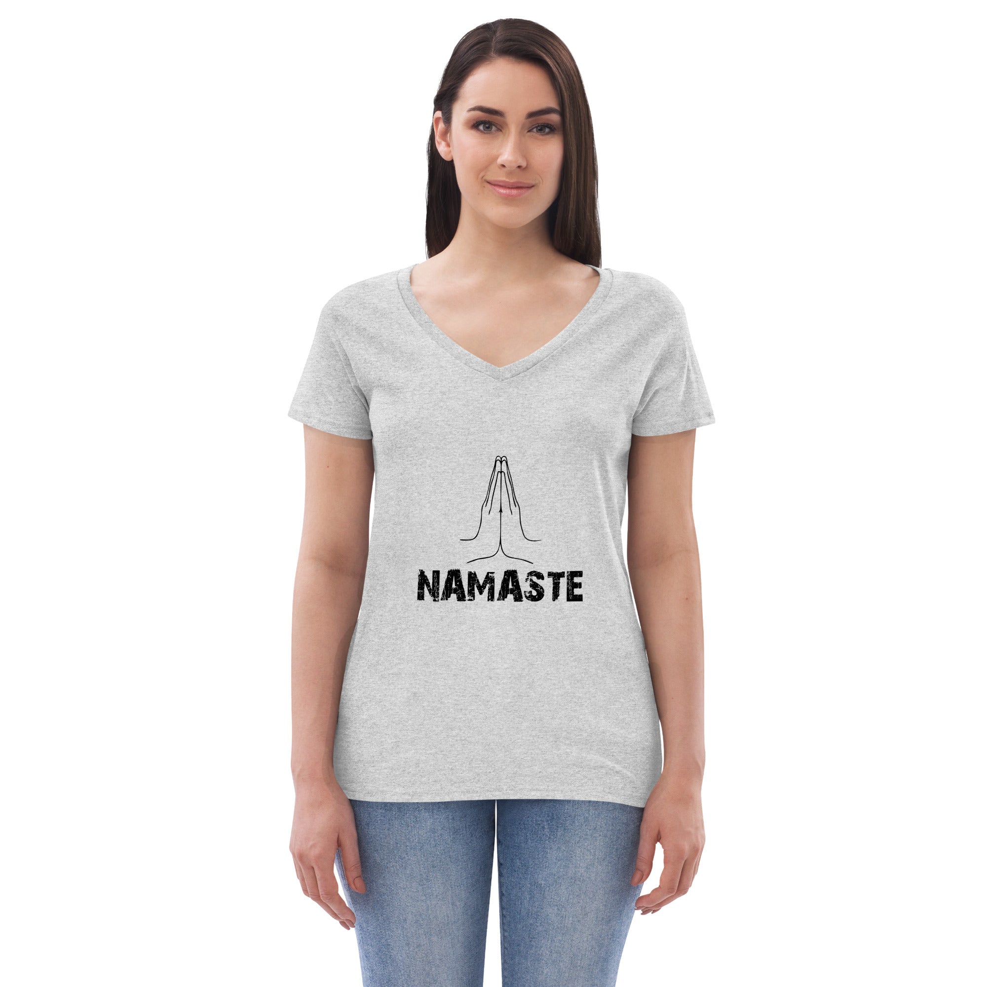 NAMASTE - Women’s recycled v-neck t-shirt