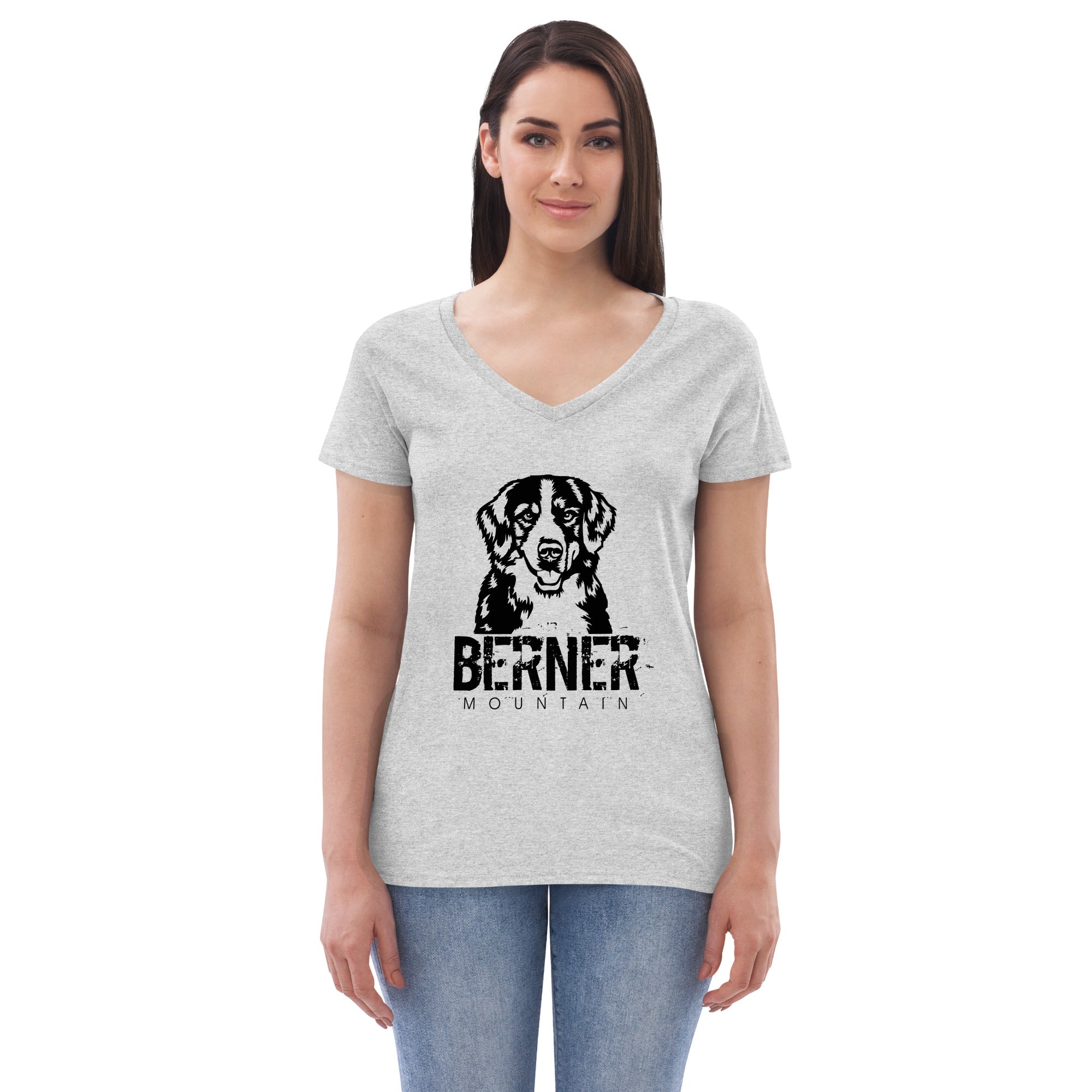 BERNER MOUNTAIN - Women’s recycled v-neck t-shirt