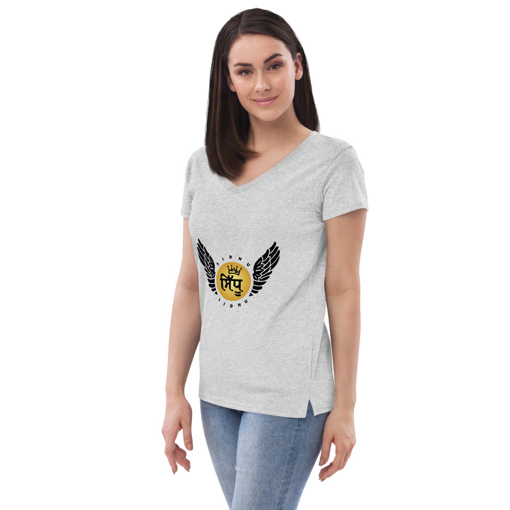 SIDHU - Women’s recycled v-neck t-shirt