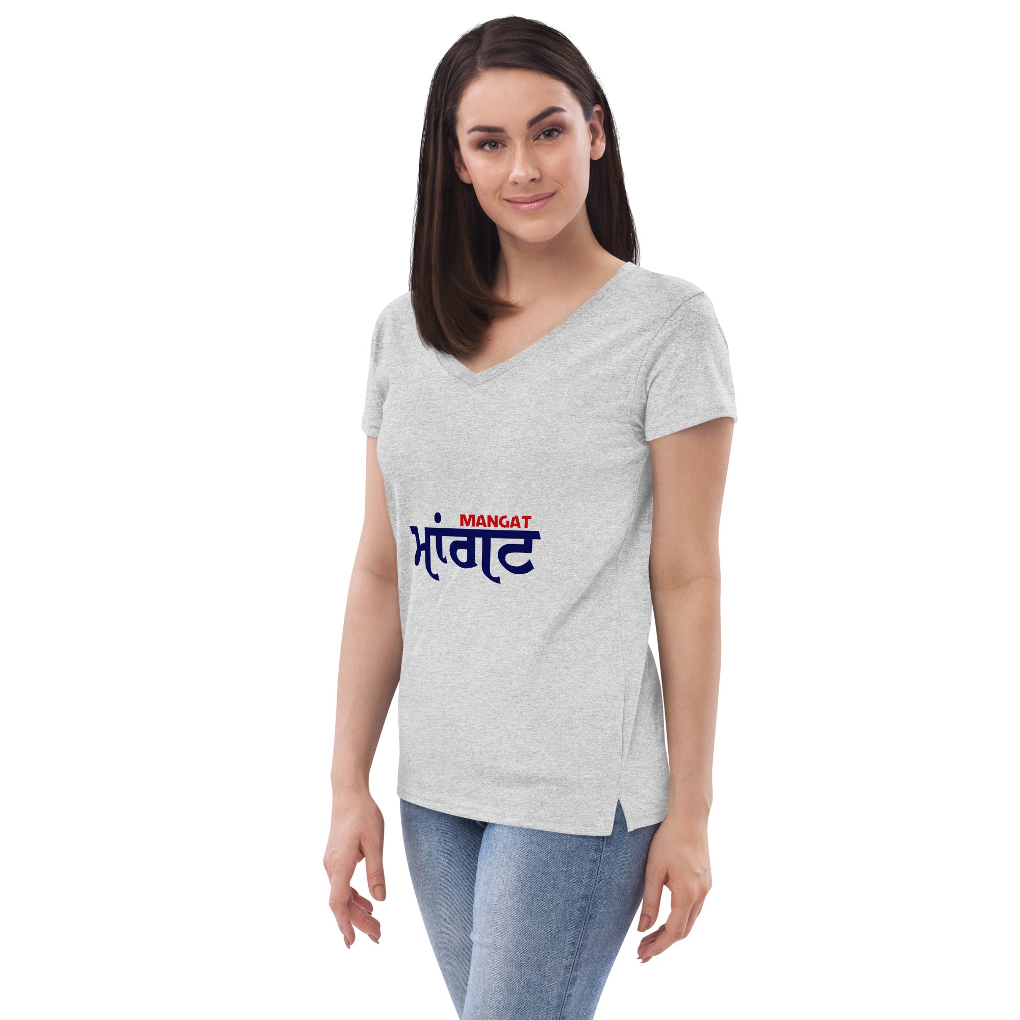 MANGAT - Women’s recycled v-neck t-shirt