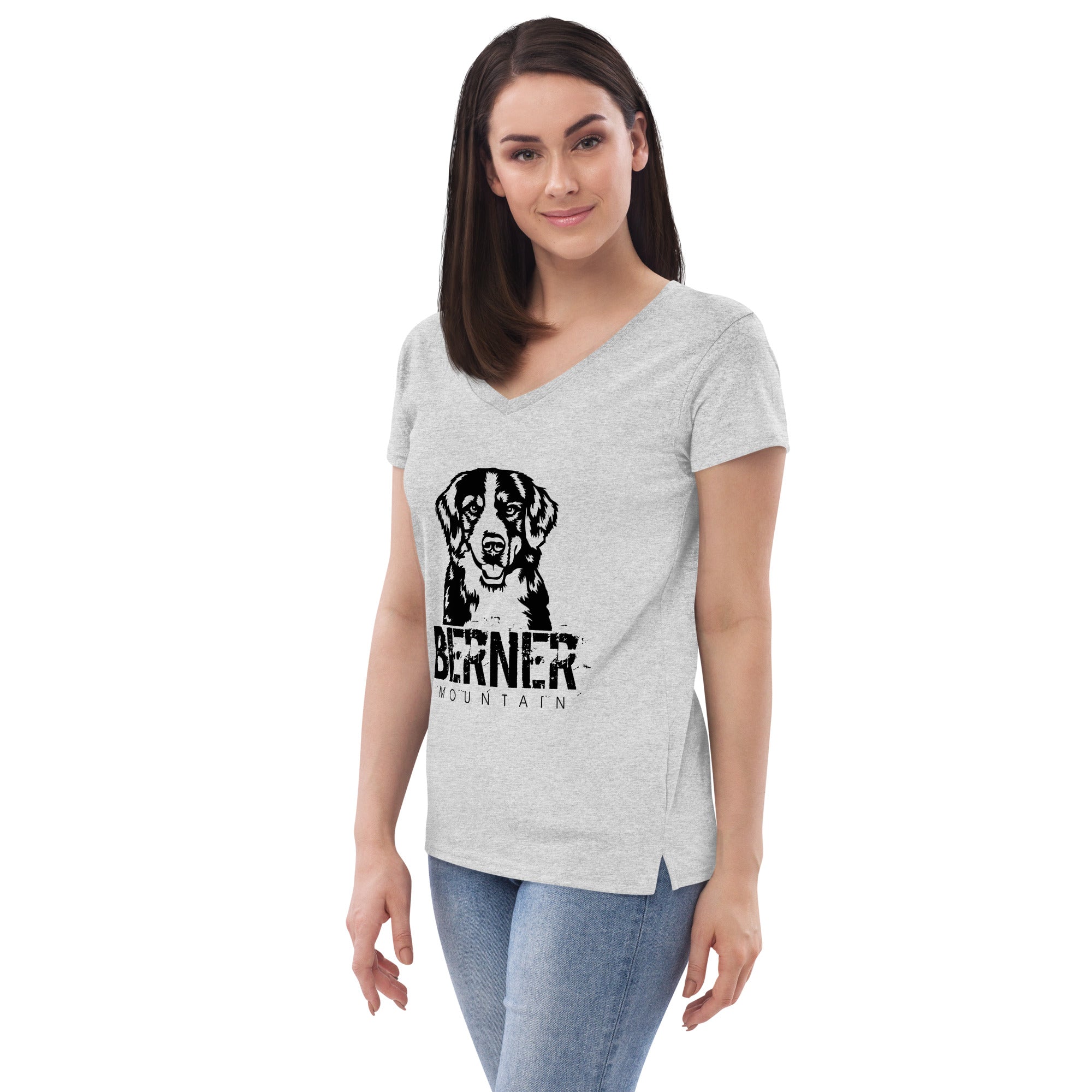 BERNER MOUNTAIN - Women’s recycled v-neck t-shirt