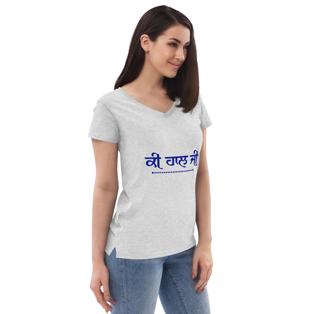 KI HAAL JI - Women’s recycled v-neck t-shirt