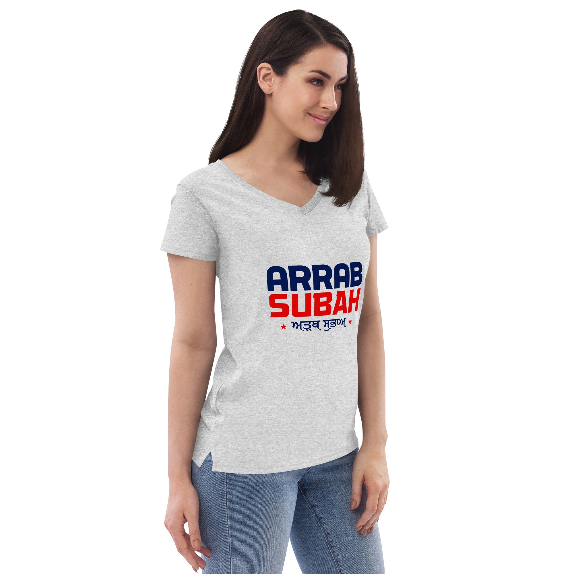 ARRAB SUBAH - Women’s recycled v-neck t-shirt