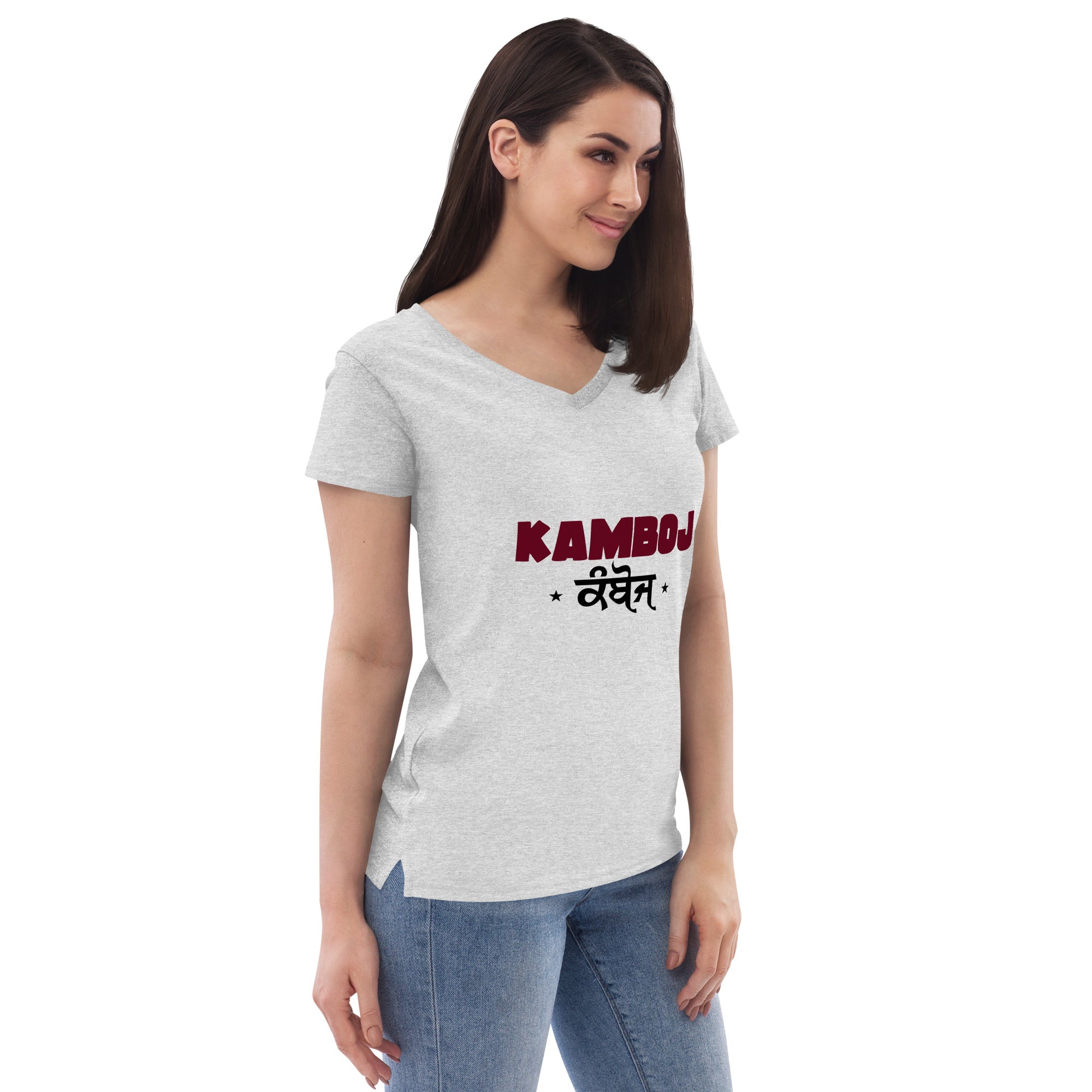 KAMBOJ - Women’s recycled v-neck t-shirt