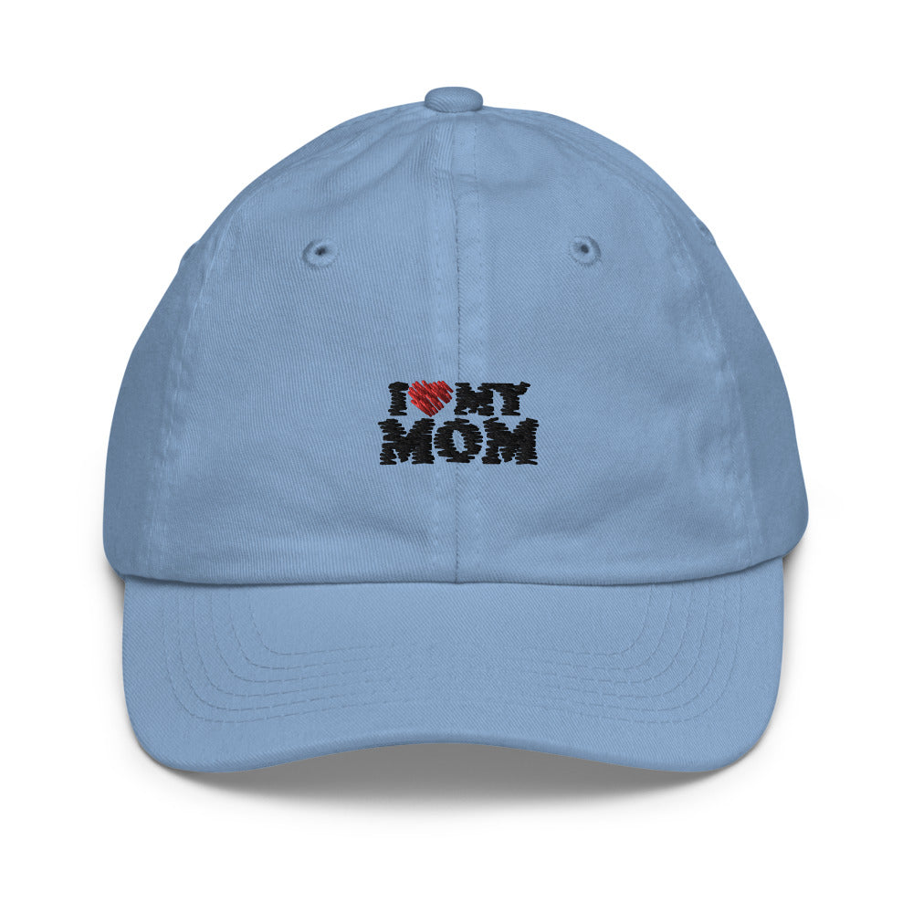 I love my mom- Youth Baseball Cap