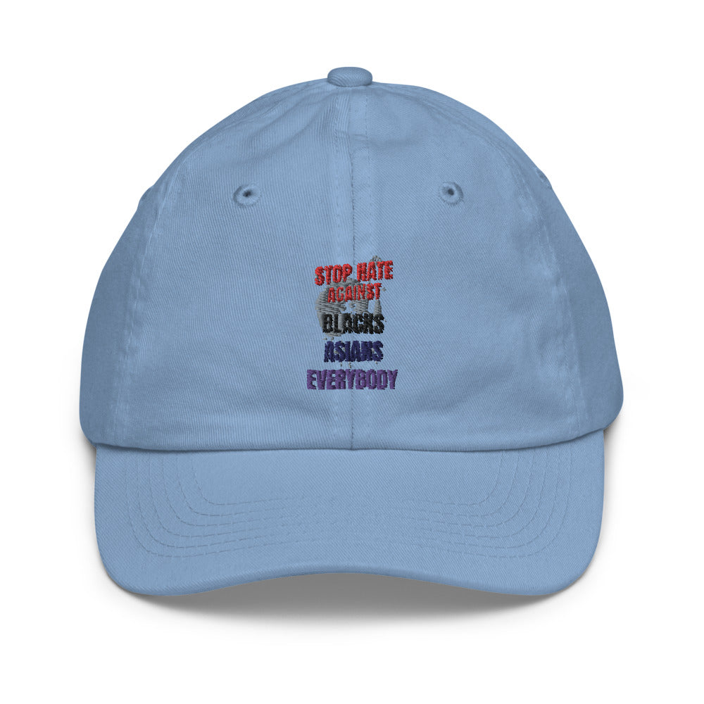 STOP HATE AGAINST EVERYBODY - Youth Baseball Cap