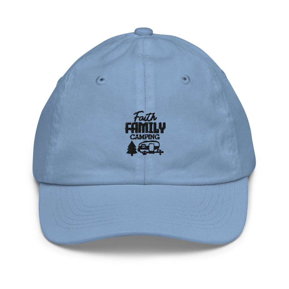 Family Camping- Youth Baseball Cap