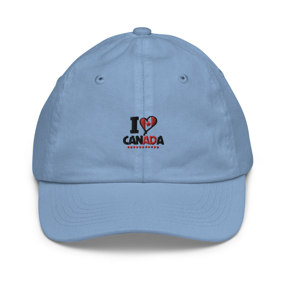 I LOVE CANADA - Youth Baseball Cap