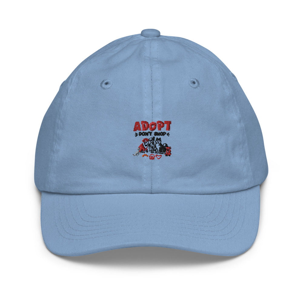 ADOPT DON'T SHOP - Youth Baseball Cap