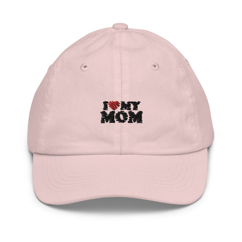 I love my mom- Youth Baseball Cap