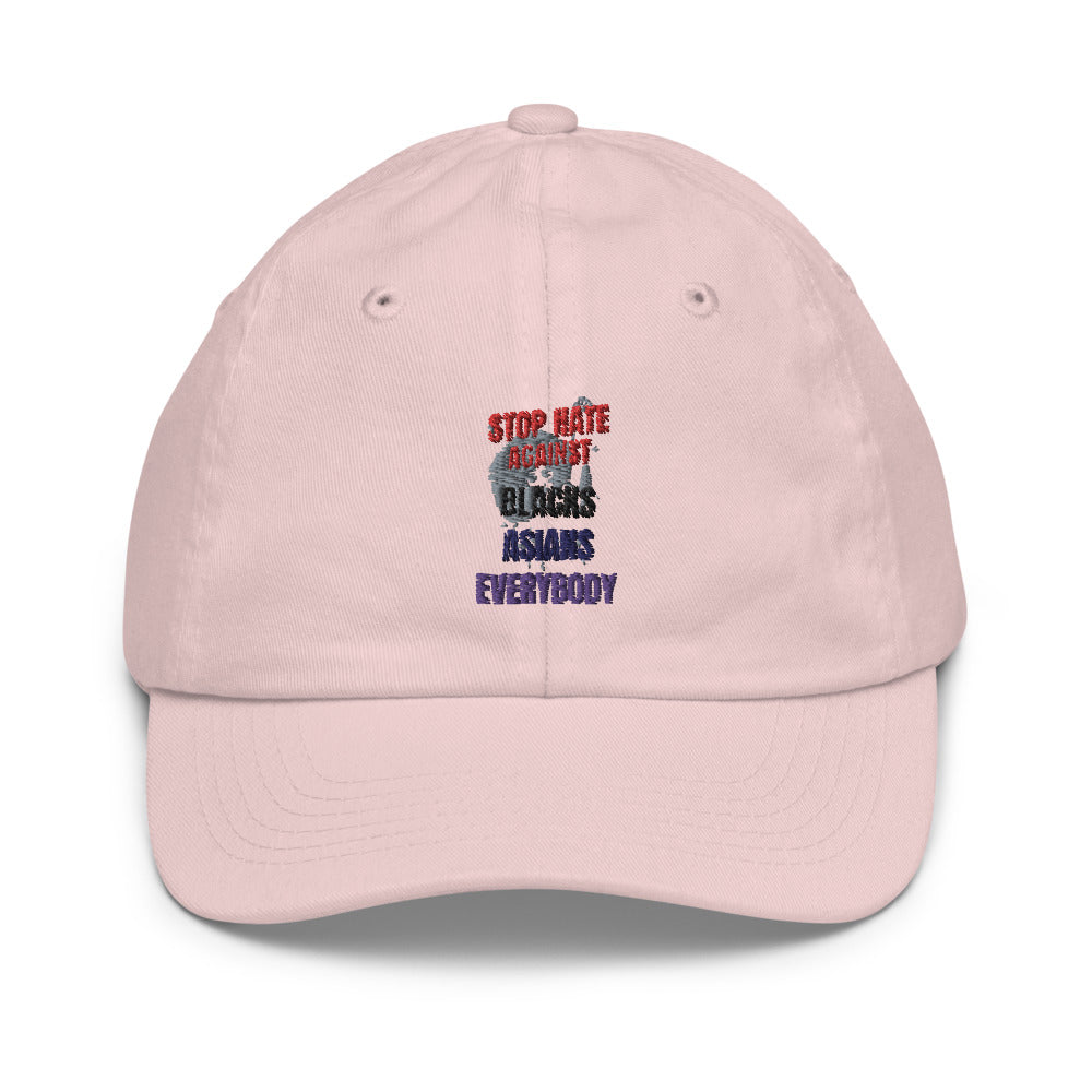 STOP HATE AGAINST EVERYBODY - Youth Baseball Cap