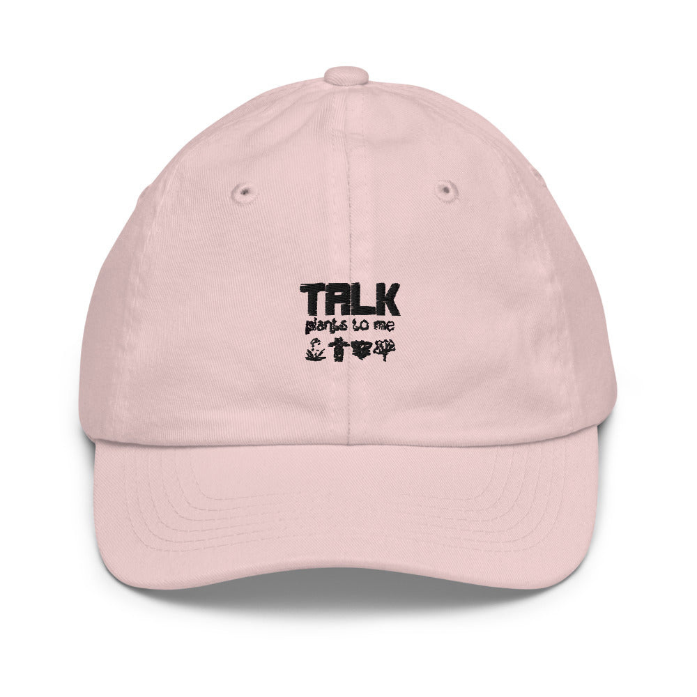 TALK PLANTS TO ME- Youth Baseball Cap