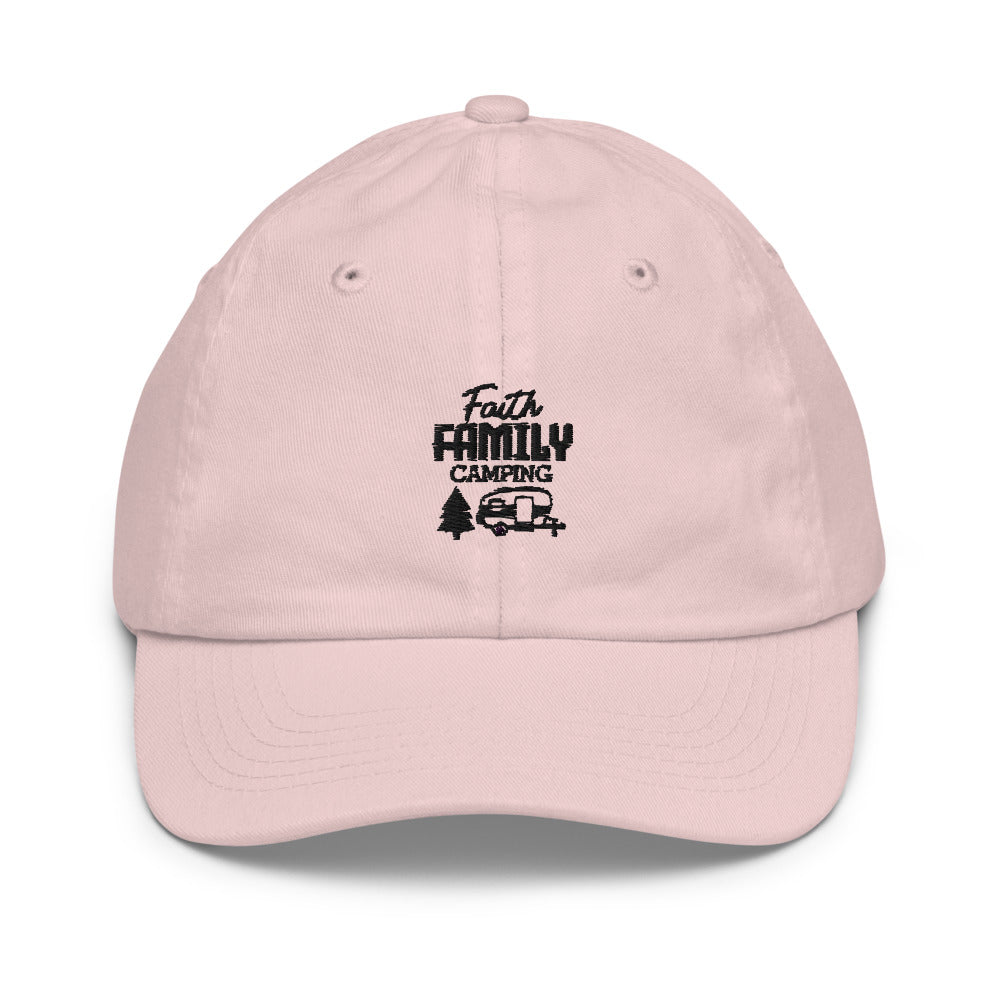 Family Camping- Youth Baseball Cap