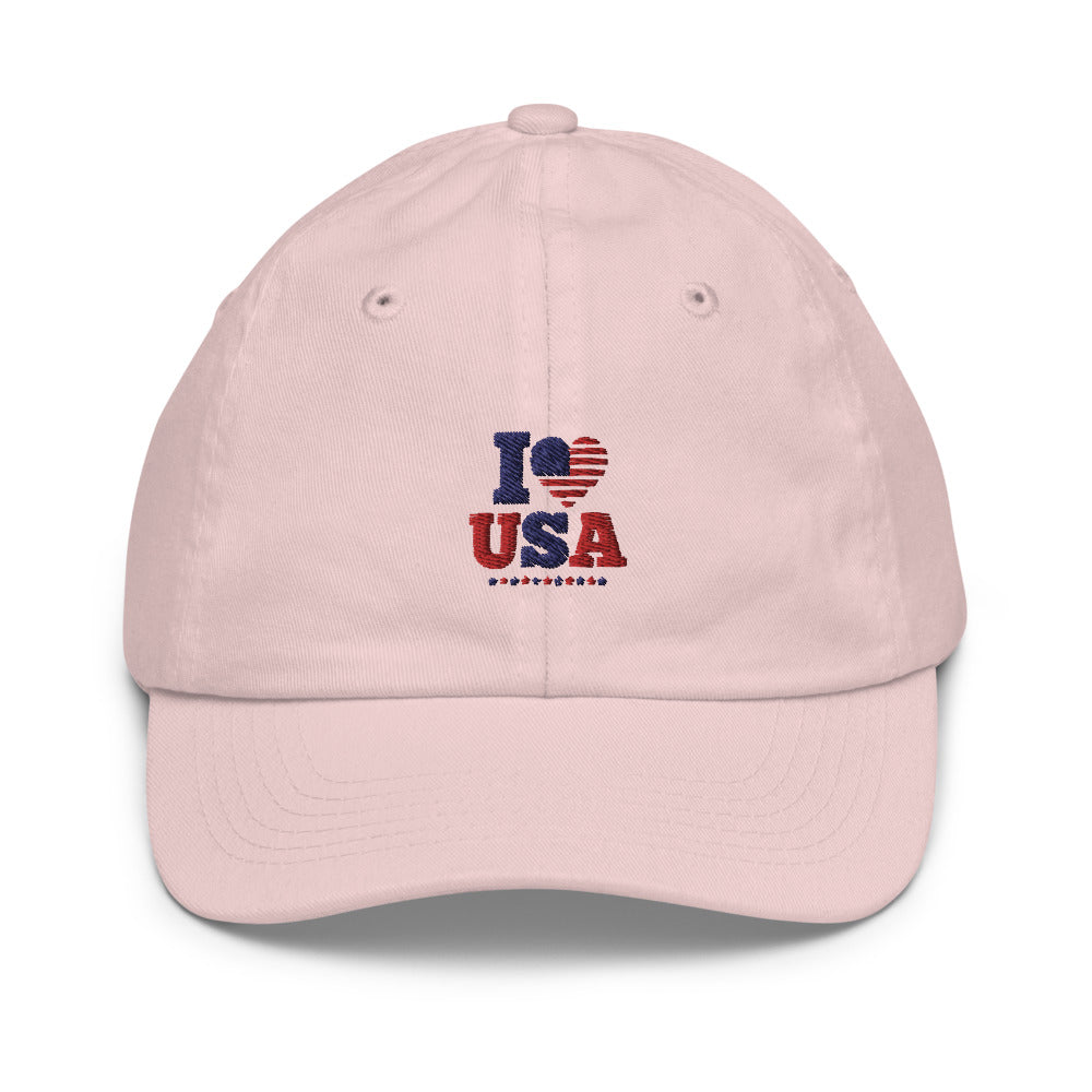 I LOVE USA - Youth Baseball Cap