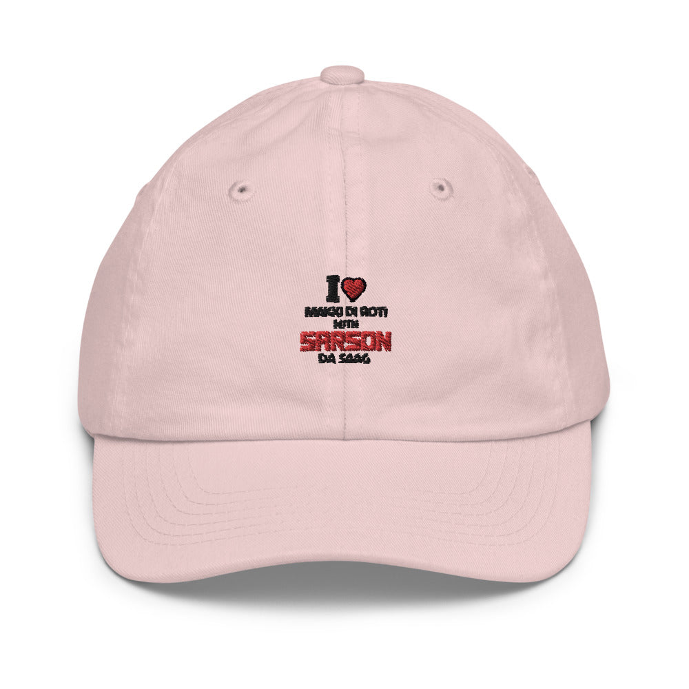 I LOVE MAKKI DI ROTI - Youth baseball cap