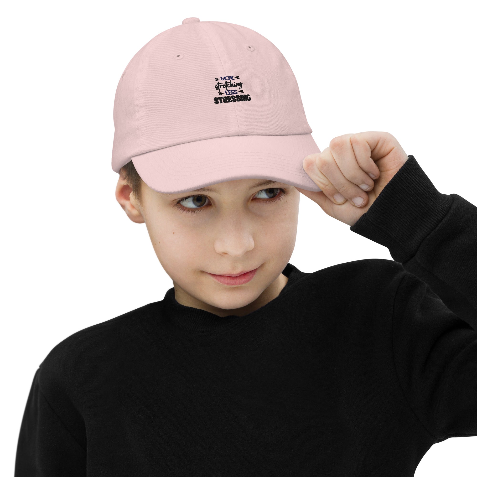 MORE STRETCHING LESS STRESSING - Youth baseball cap