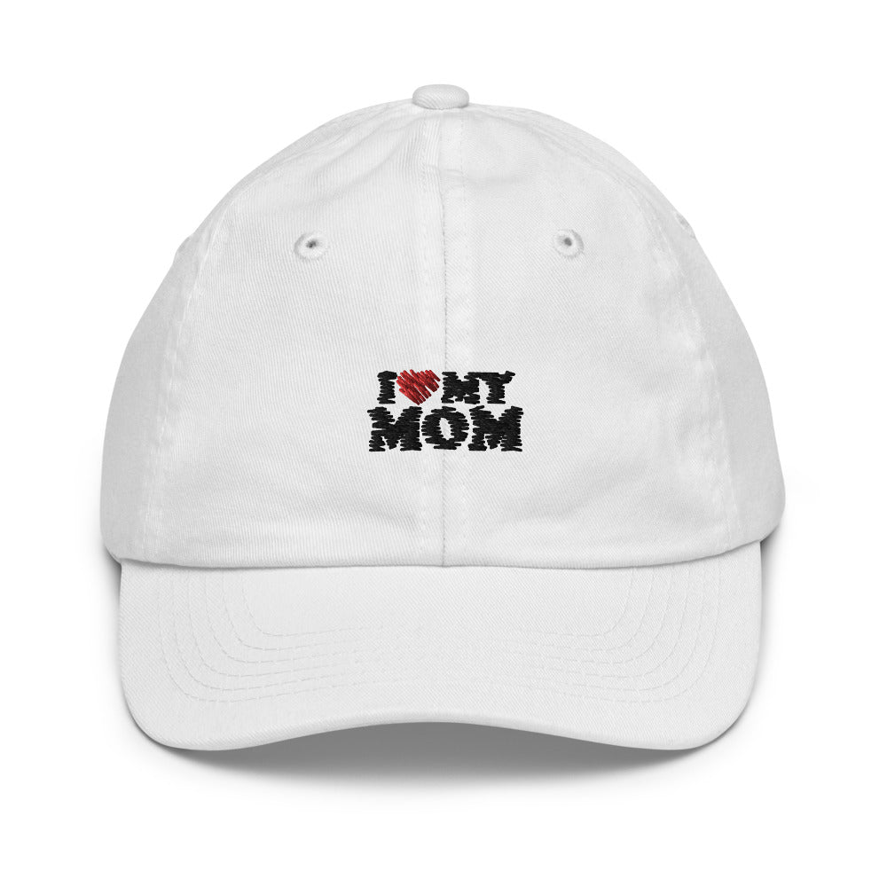 I love my mom- Youth Baseball Cap